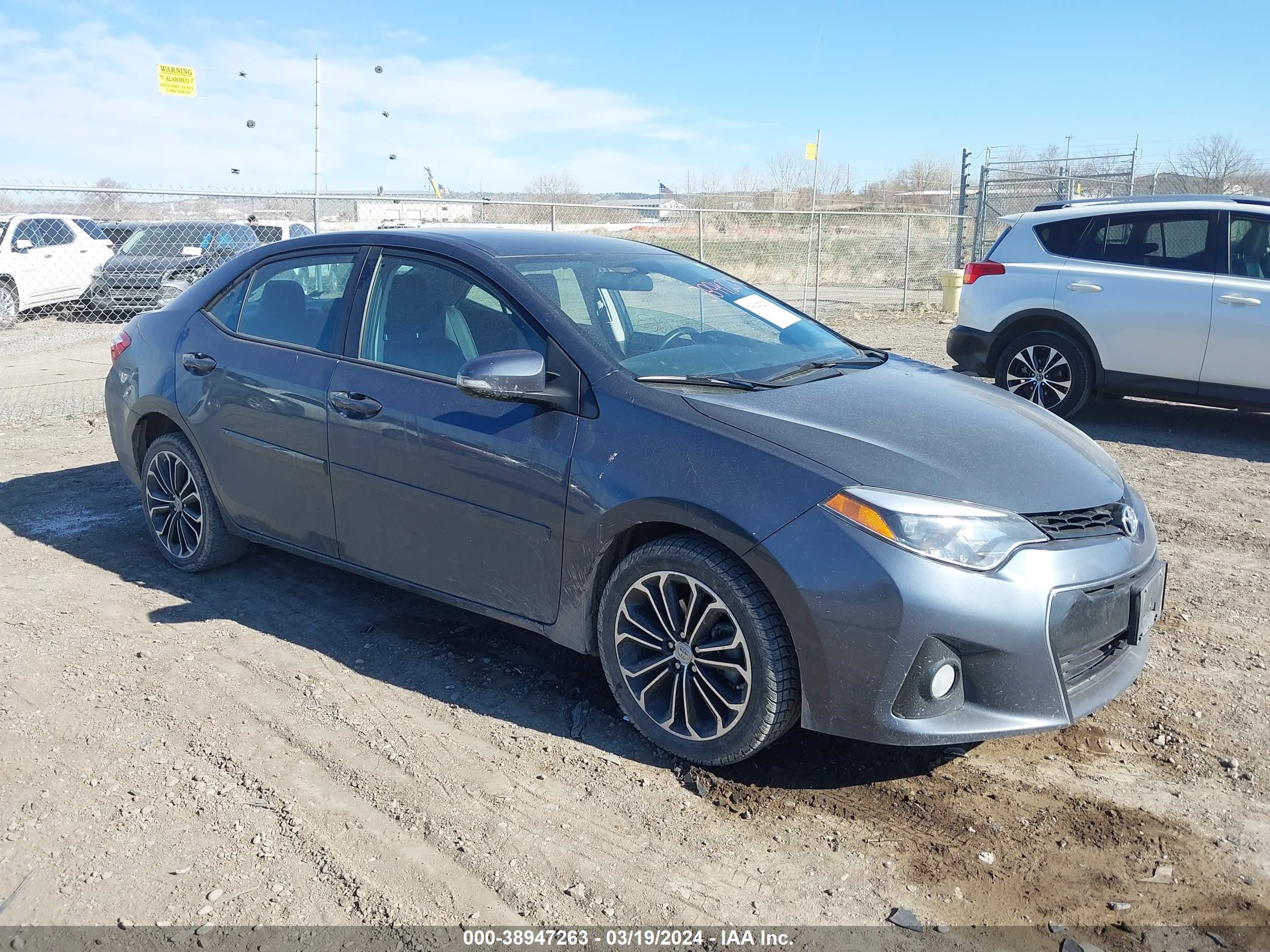 TOYOTA COROLLA 2015 2t1burhe7fc366747