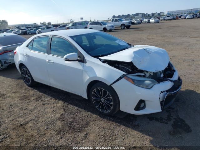 TOYOTA COROLLA 2015 2t1burhe7fc424579