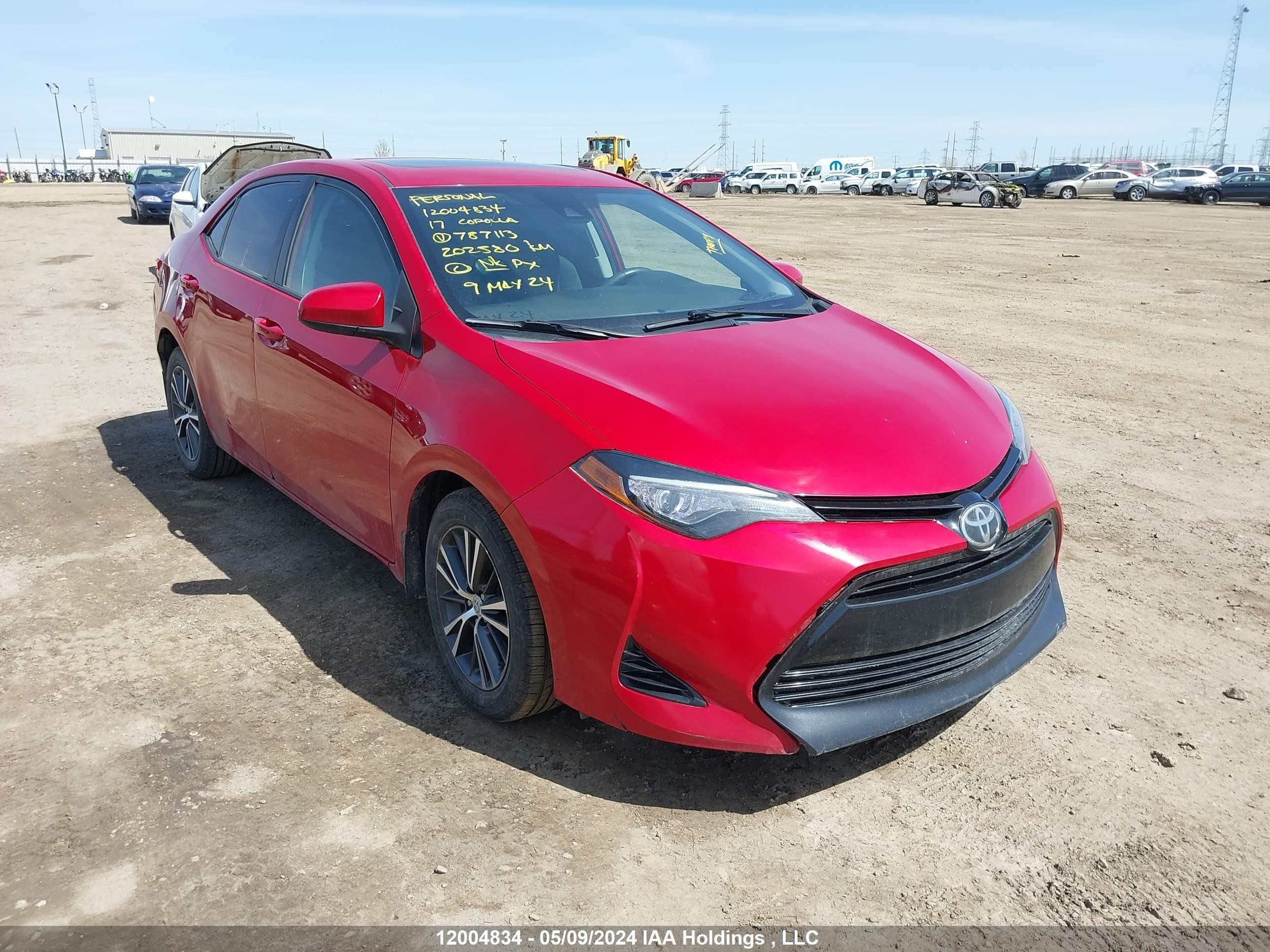 TOYOTA COROLLA 2017 2t1burhe7hc787113