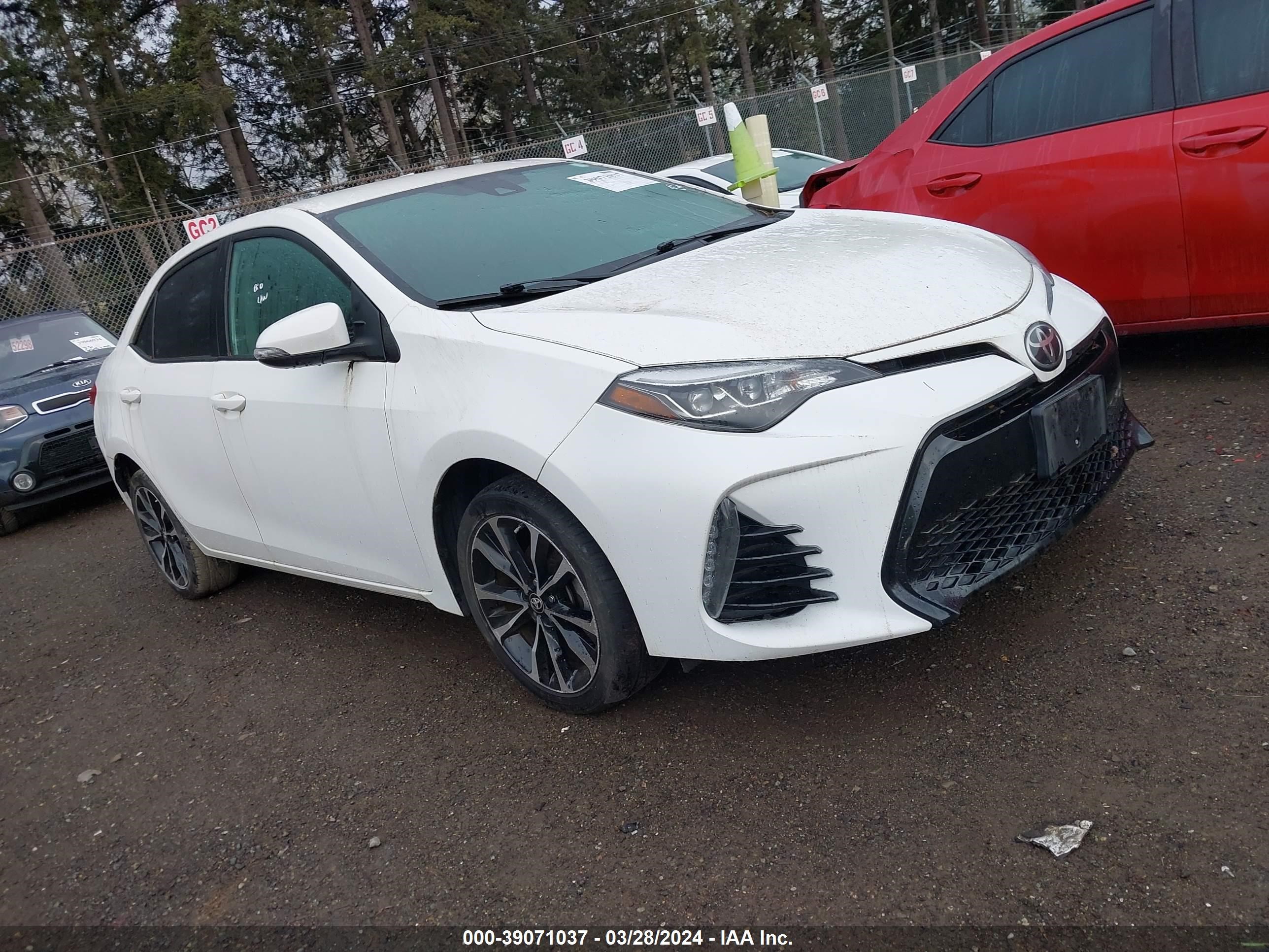 TOYOTA COROLLA 2018 2t1burhe7jc045185