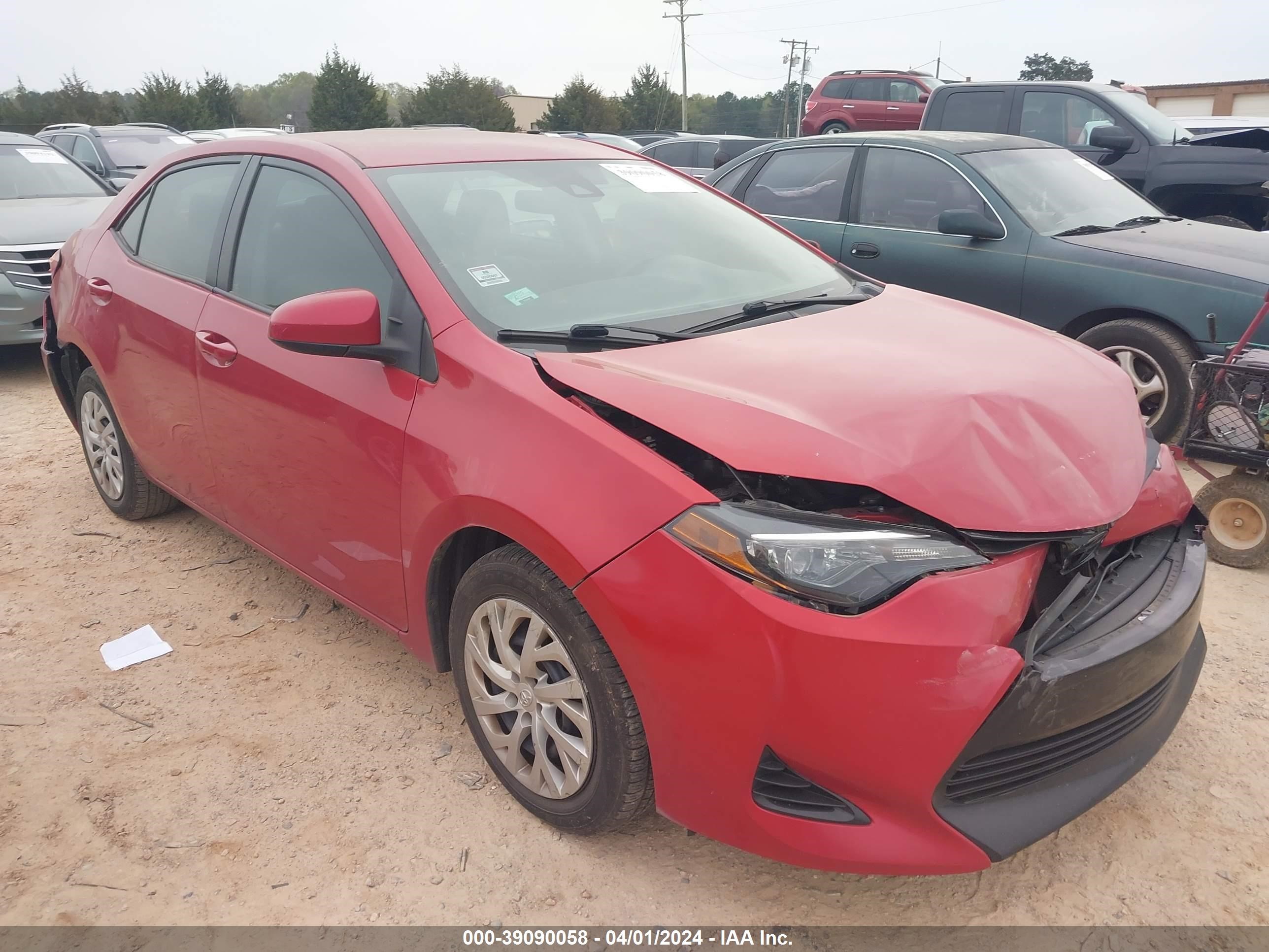 TOYOTA COROLLA 2018 2t1burhe7jc047146