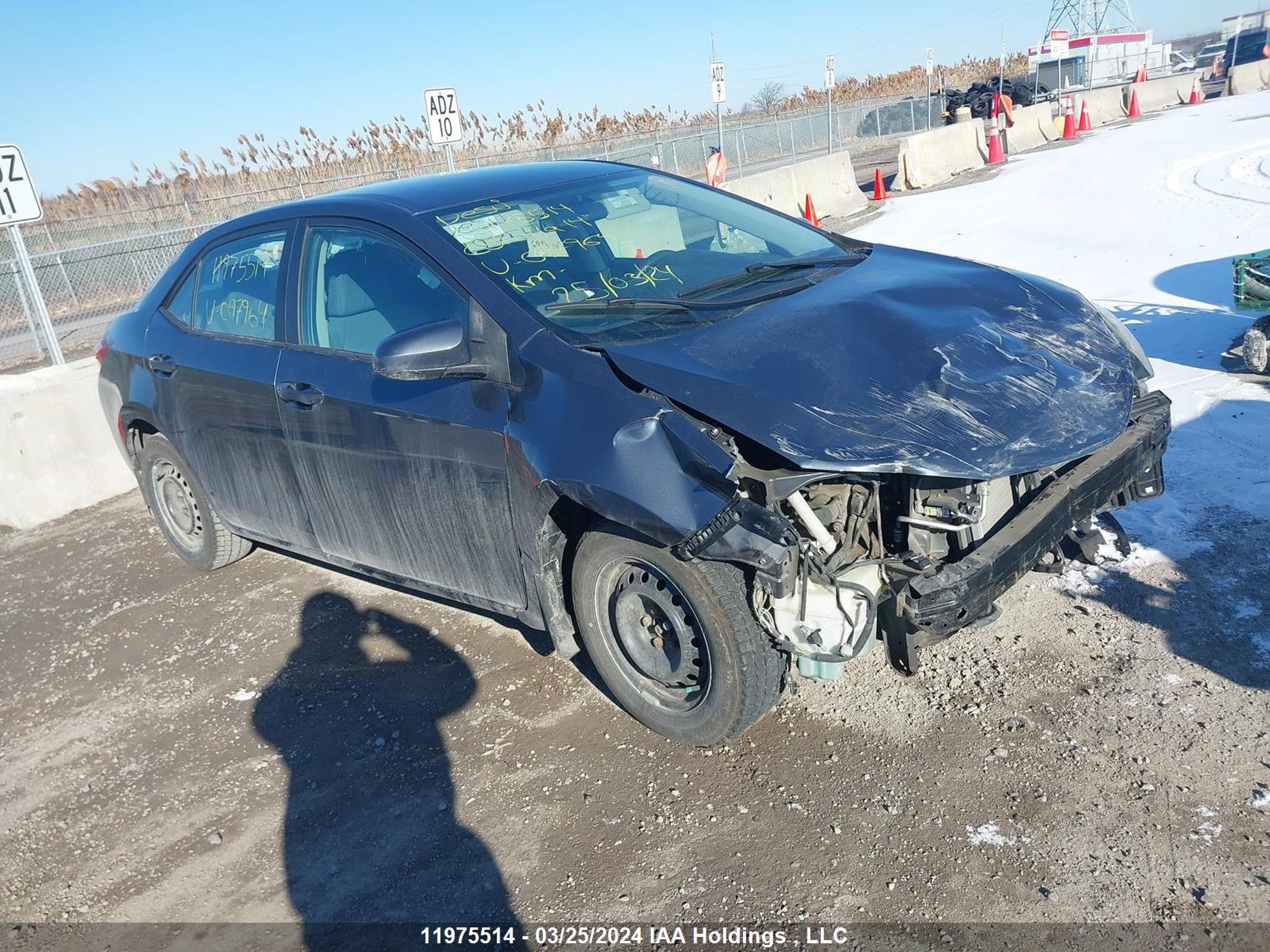 TOYOTA COROLLA 2014 2t1burhe8ec097964