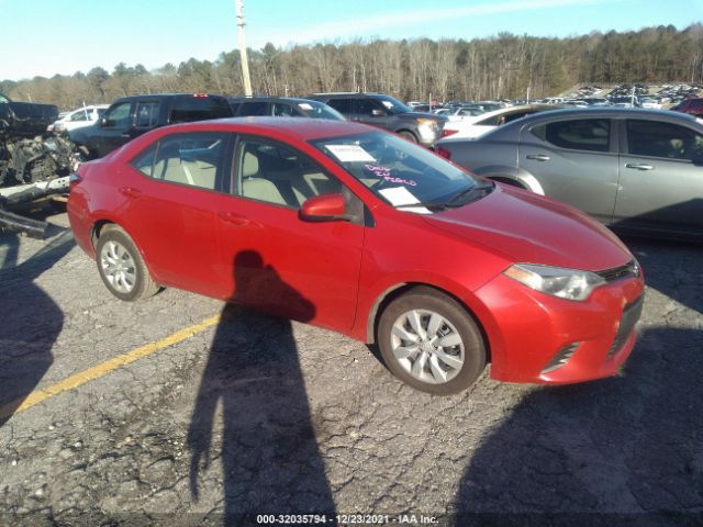 TOYOTA COROLLA 2014 2t1burhe8ec154132