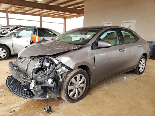 TOYOTA COROLLA L 2014 2t1burhe8ec207864