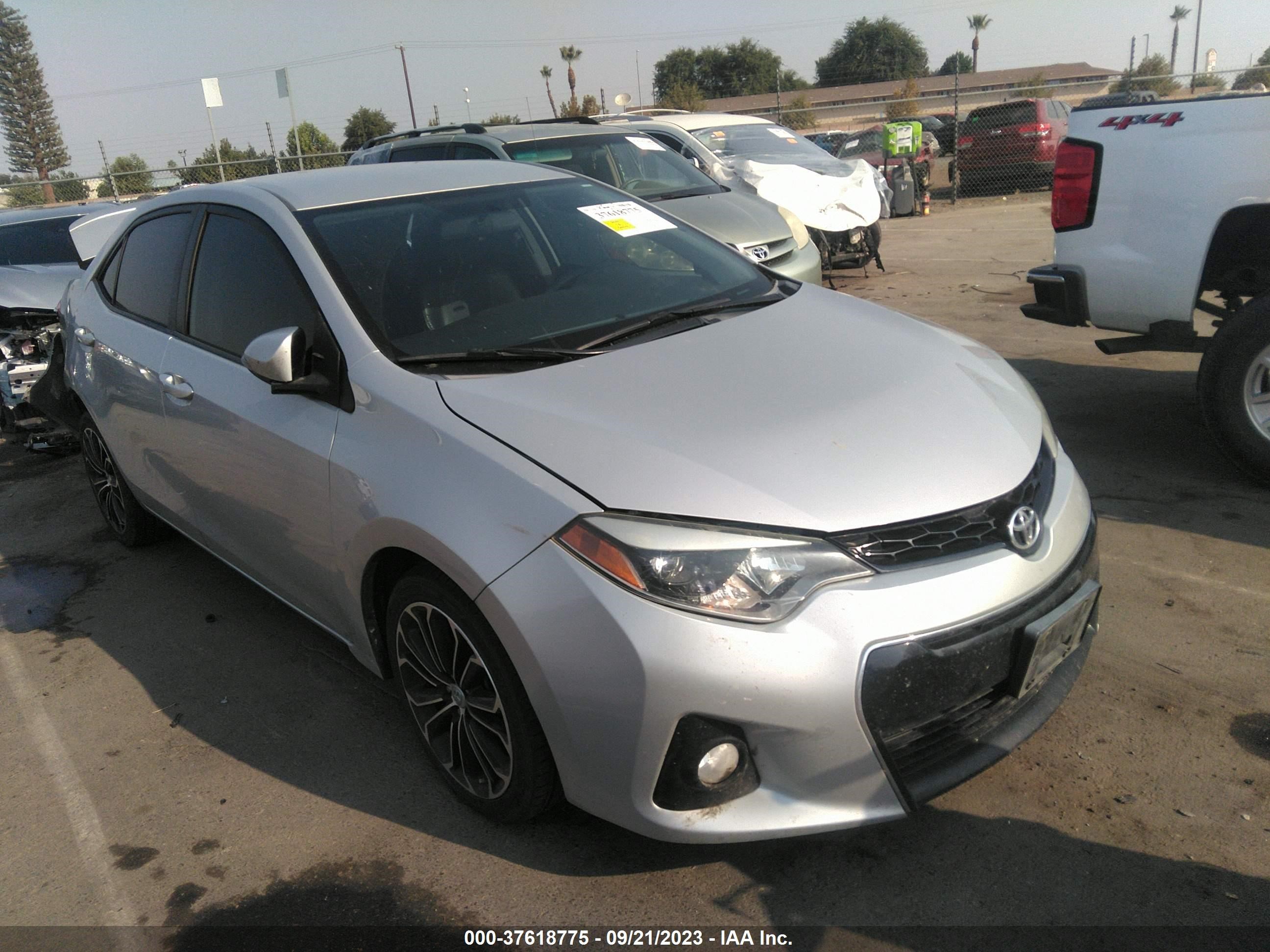 TOYOTA COROLLA 2014 2t1burhe8ec225166