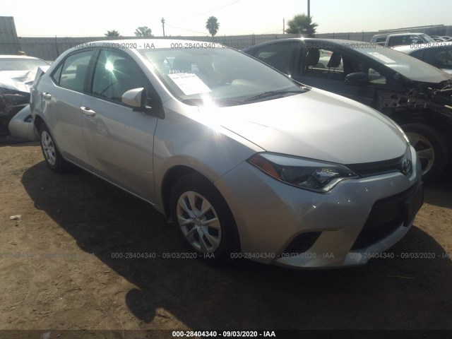 TOYOTA COROLLA 2015 2t1burhe8fc242146