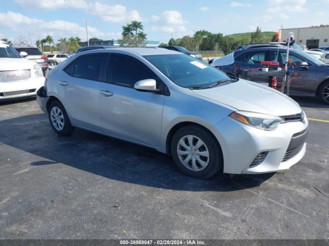 TOYOTA COROLLA 2015 2t1burhe8fc242938