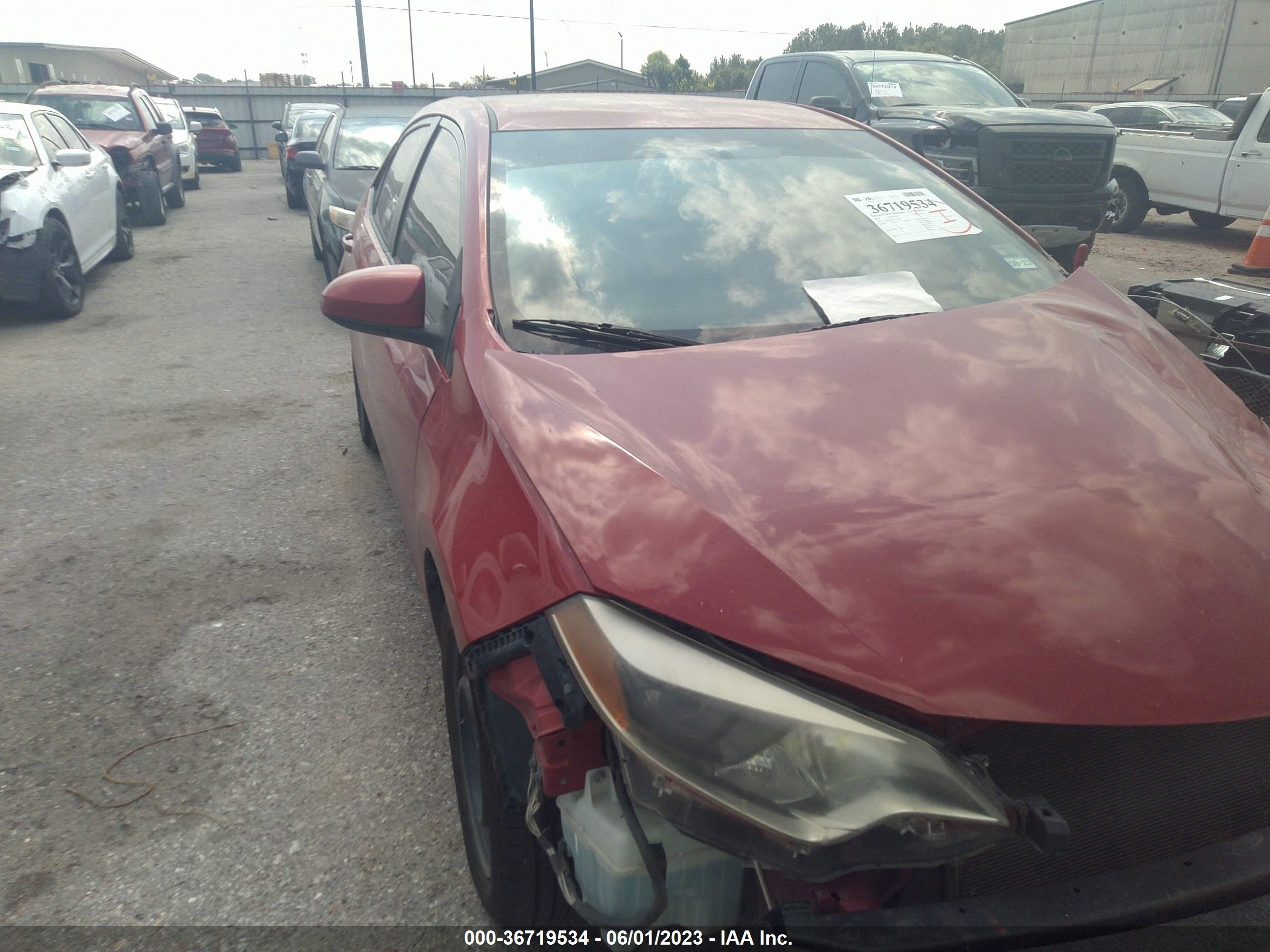 TOYOTA COROLLA 2015 2t1burhe8fc339976