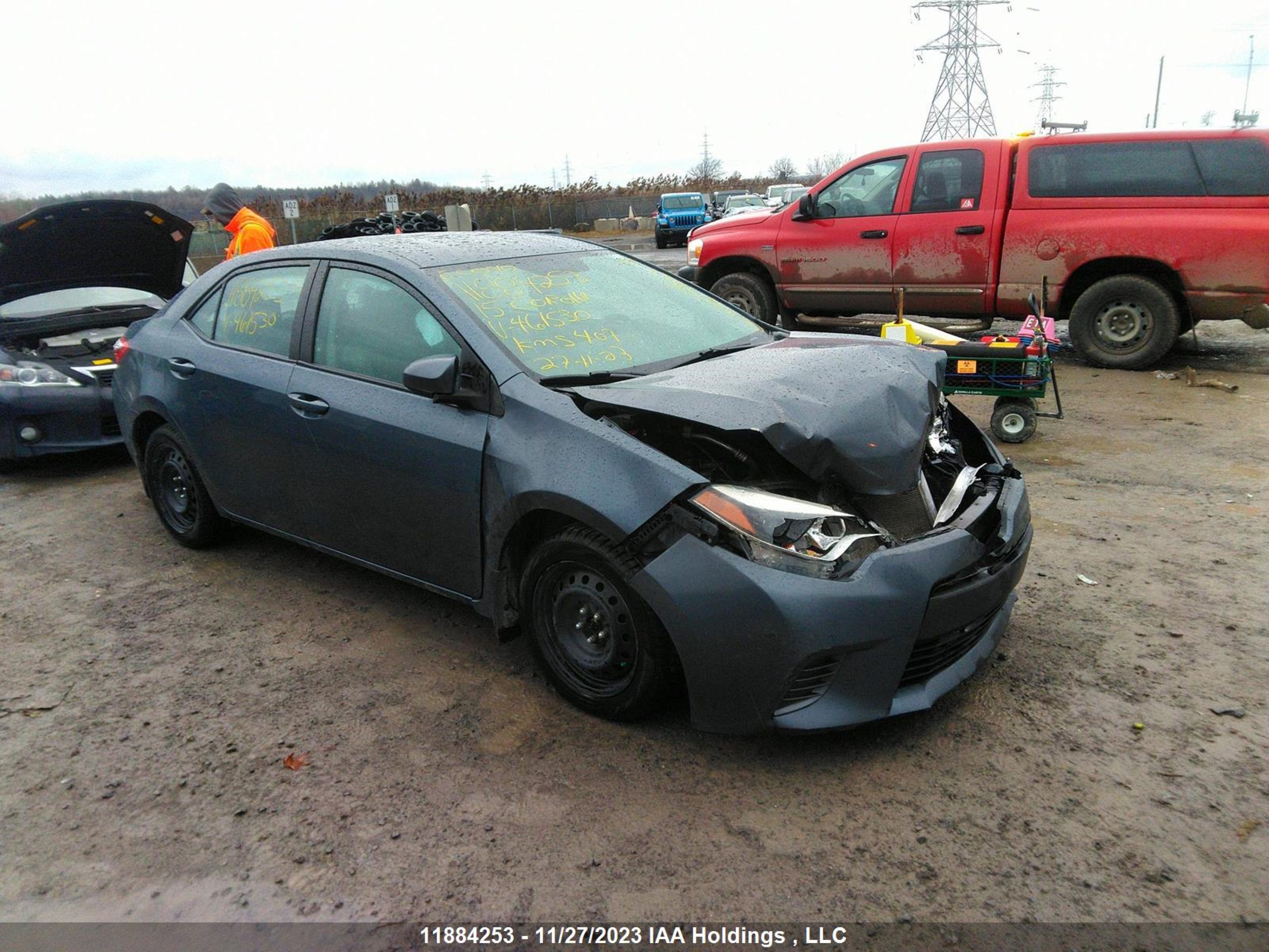 TOYOTA COROLLA 2015 2t1burhe8fc461530