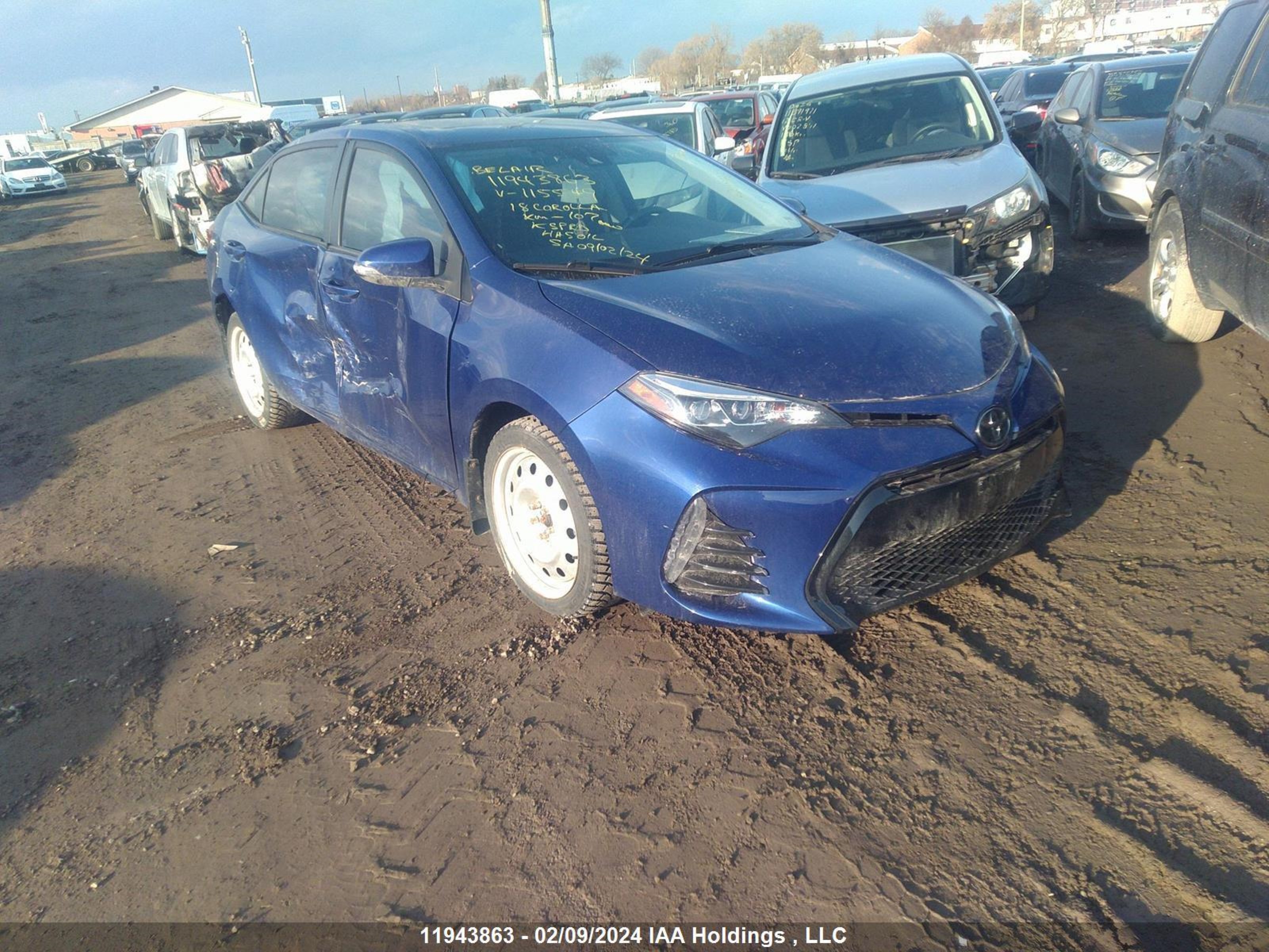 TOYOTA COROLLA 2018 2t1burhe8jc115549