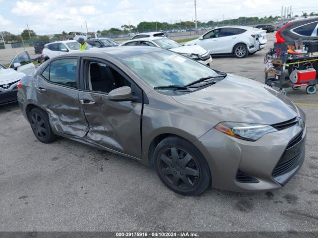 TOYOTA COROLLA 2018 2t1burhe8jc124767