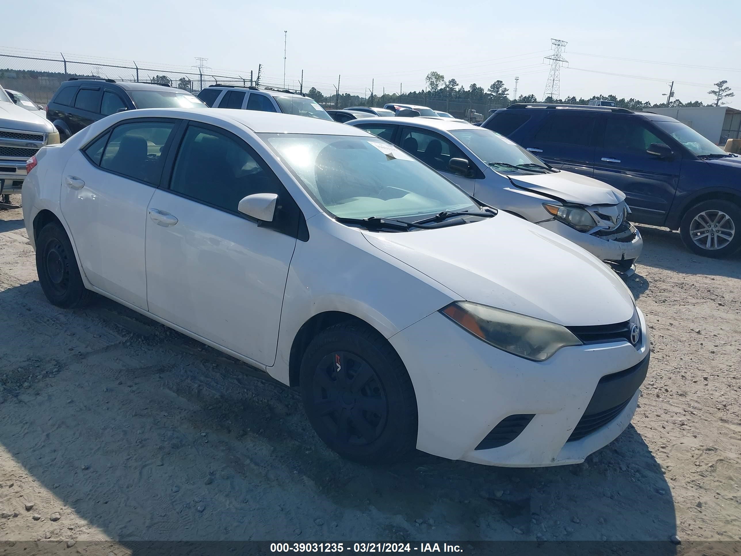 TOYOTA COROLLA 2014 2t1burhe9ec135086