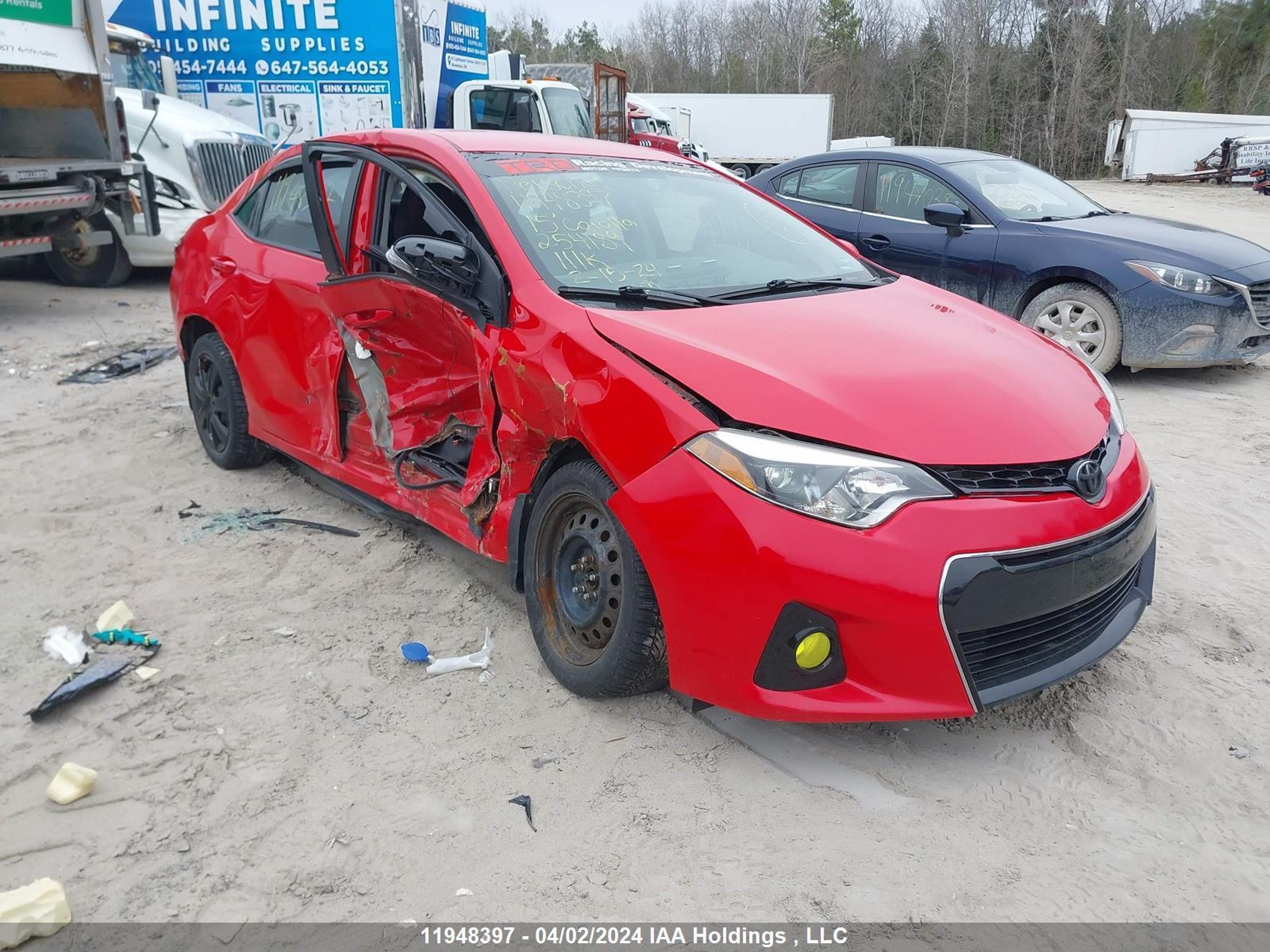 TOYOTA COROLLA 2015 2t1burhe9fc254189