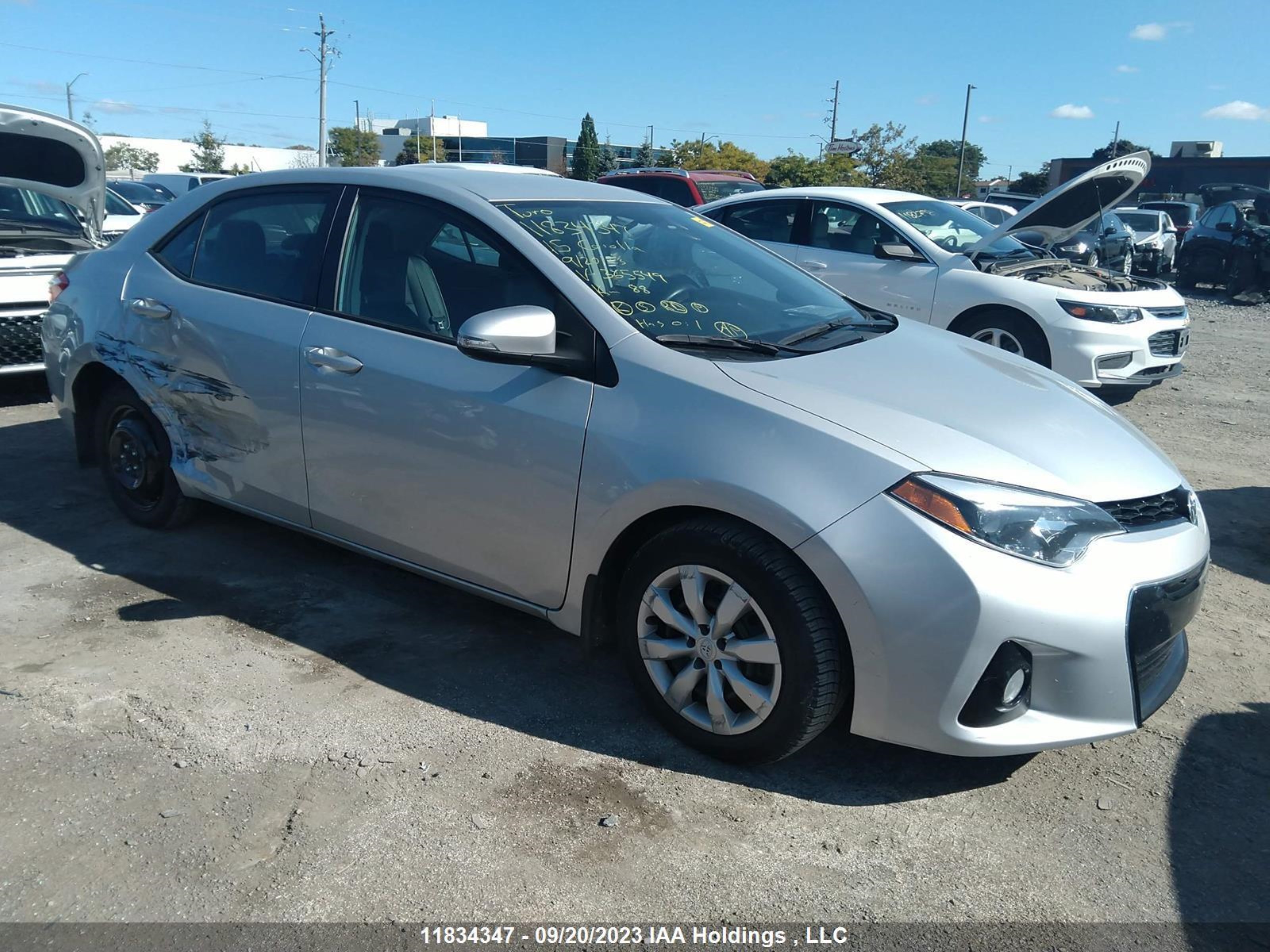 TOYOTA COROLLA 2015 2t1burhe9fc365549