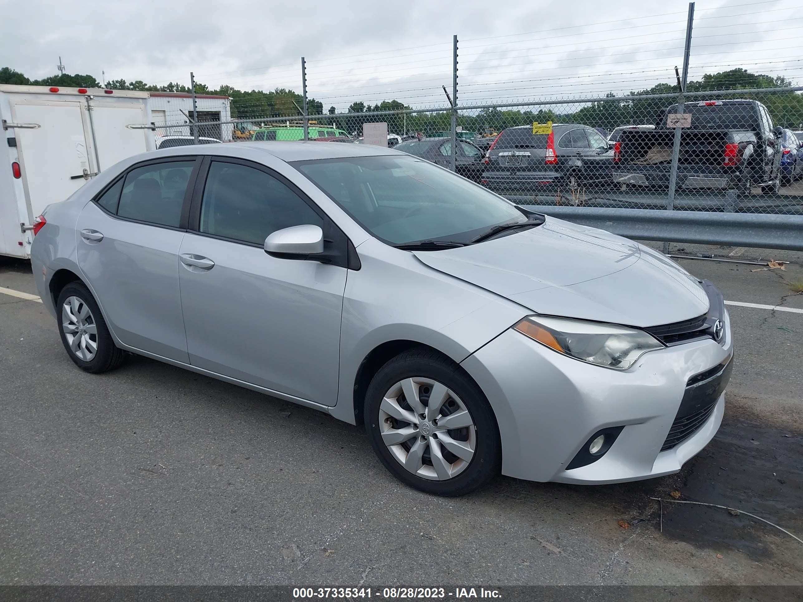 TOYOTA COROLLA 2015 2t1burhe9fc478529