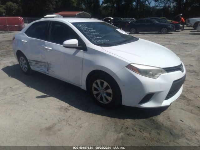 TOYOTA COROLLA 2016 2t1burhe9gc498751