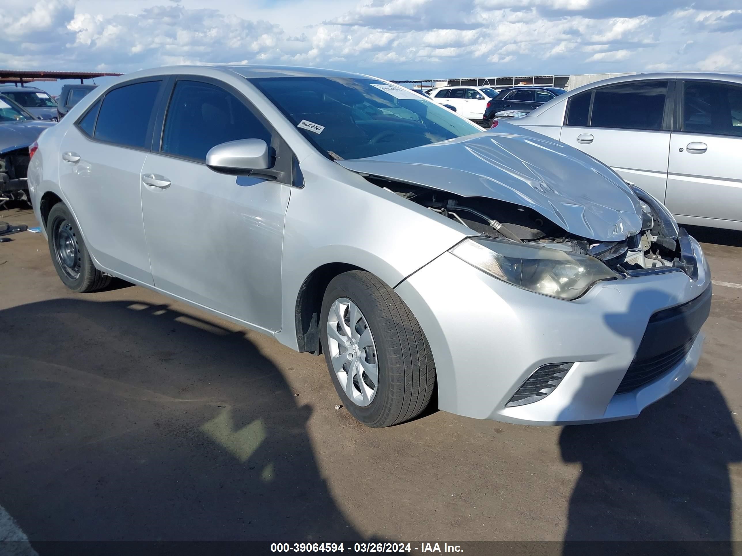 TOYOTA COROLLA 2016 2t1burhe9gc539542