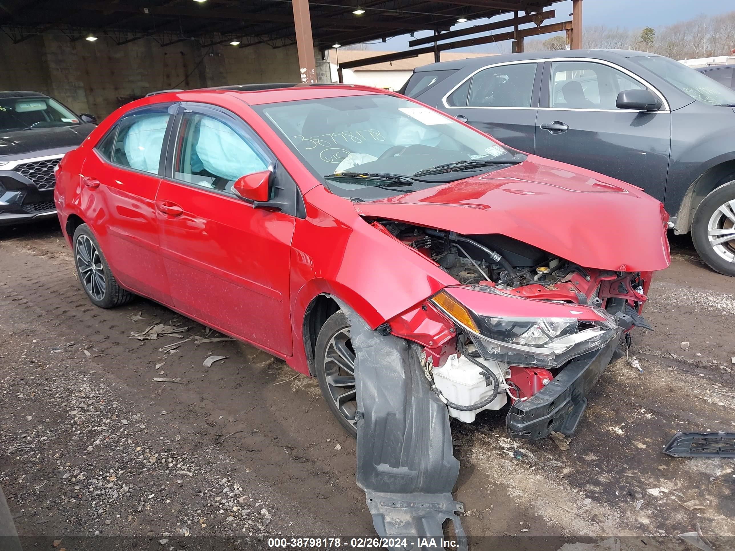 TOYOTA COROLLA 2016 2t1burhe9gc580883