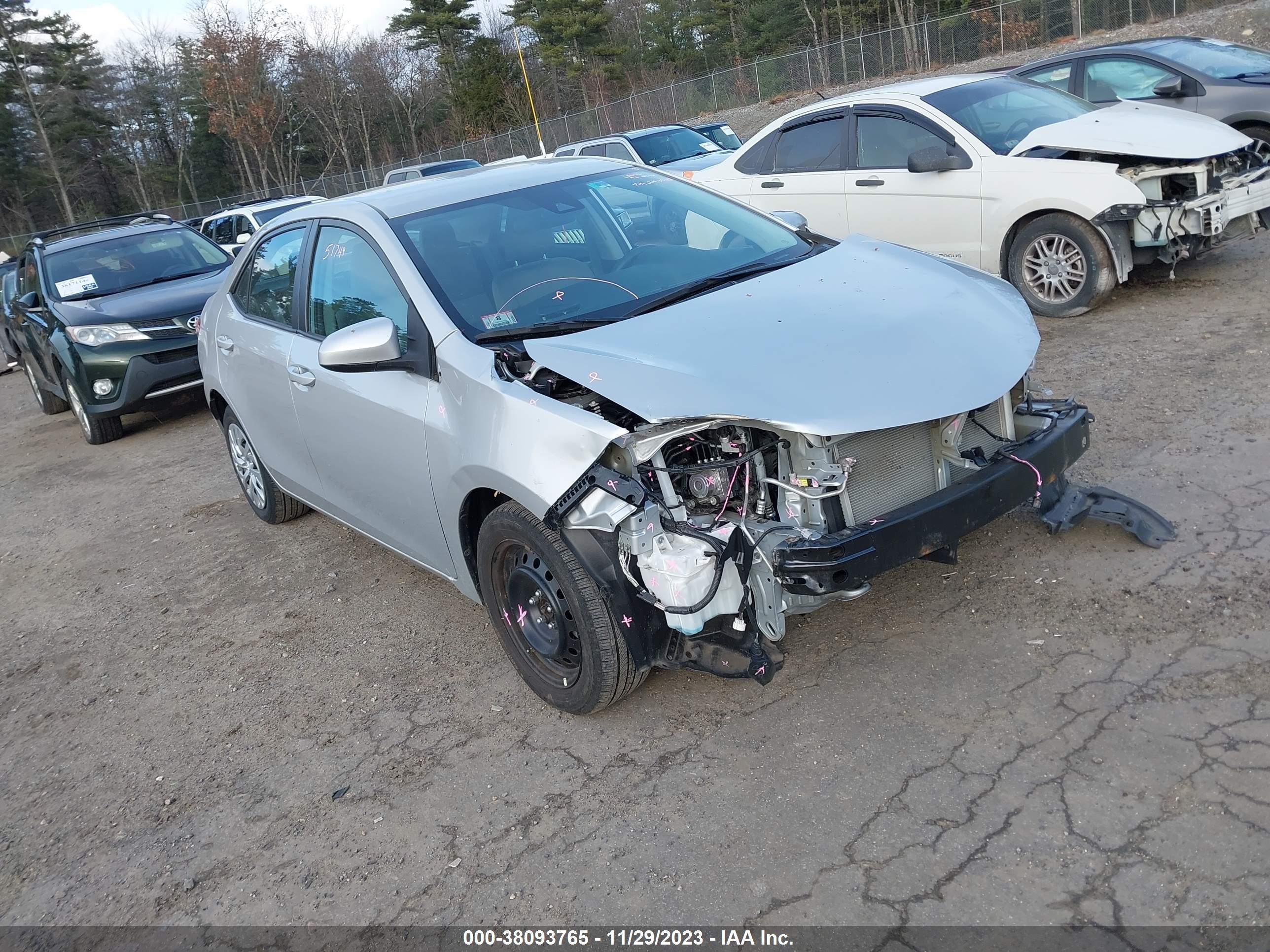 TOYOTA COROLLA 2019 2t1burhe9kc247043