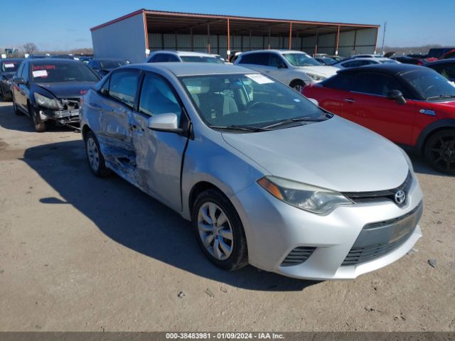 TOYOTA COROLLA 2014 2t1burhexec103313