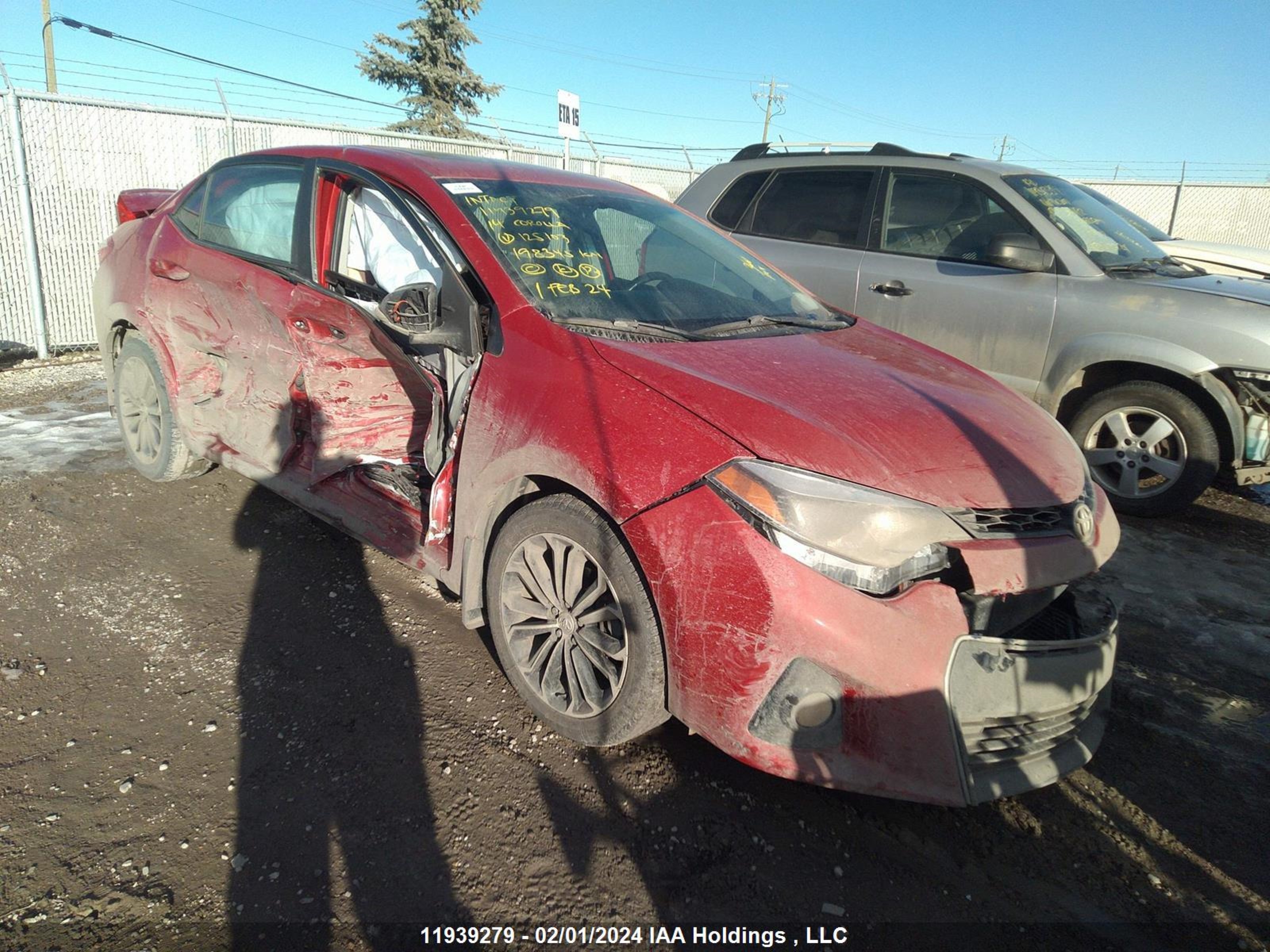 TOYOTA COROLLA 2014 2t1burhexec125103