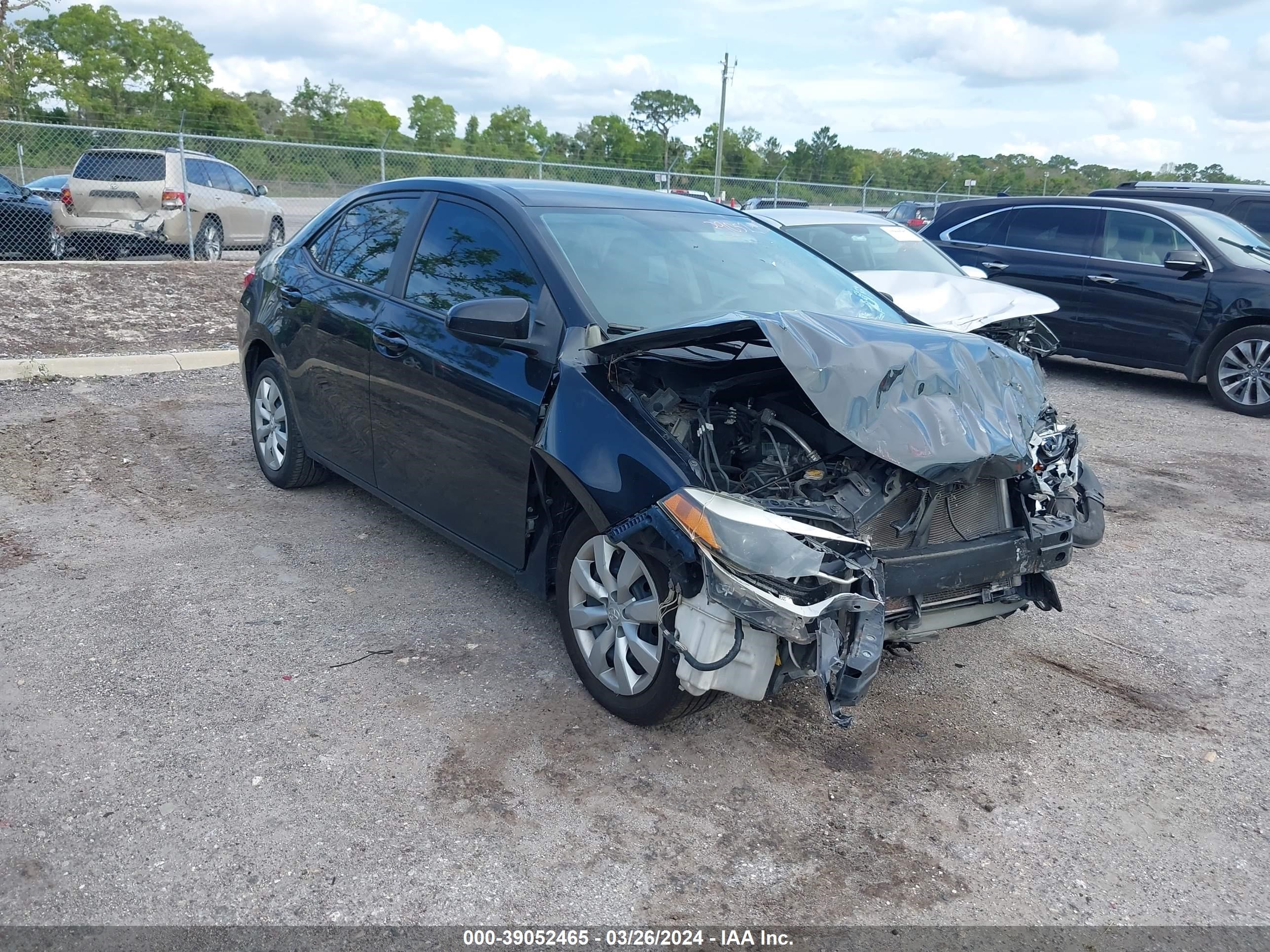 TOYOTA COROLLA 2015 2t1burhexfc442249