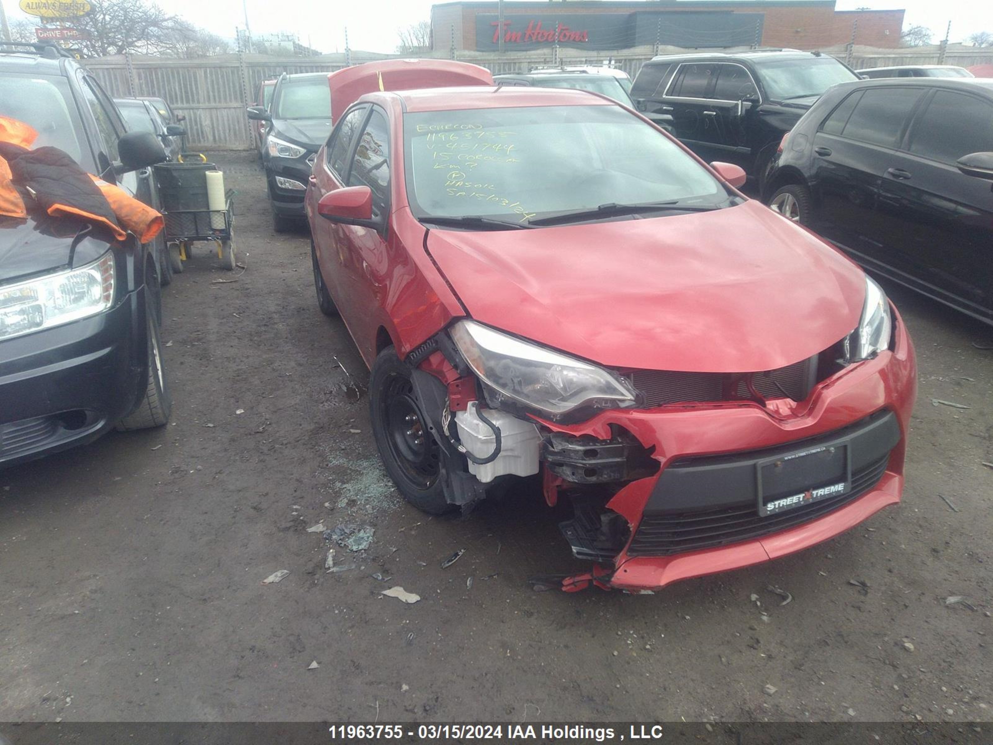 TOYOTA COROLLA 2015 2t1burhexfc451744