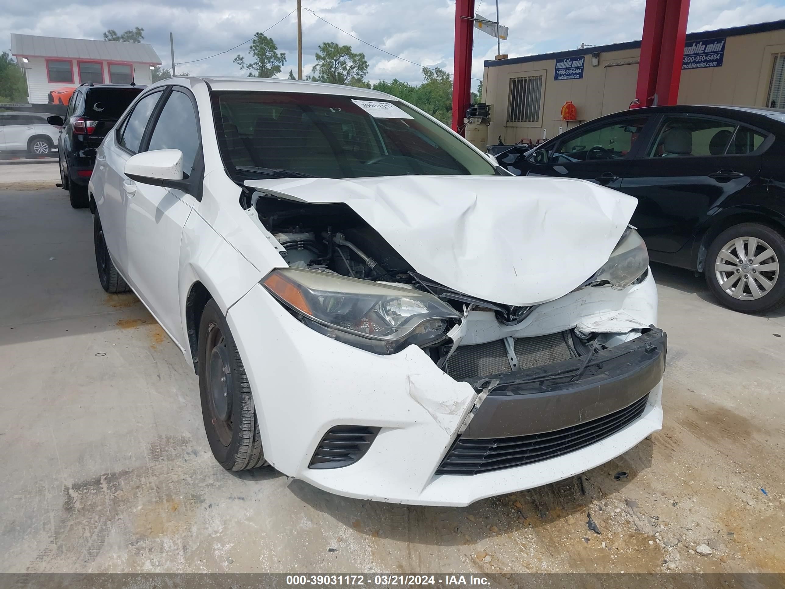 TOYOTA COROLLA 2015 2t1burhexfc463697