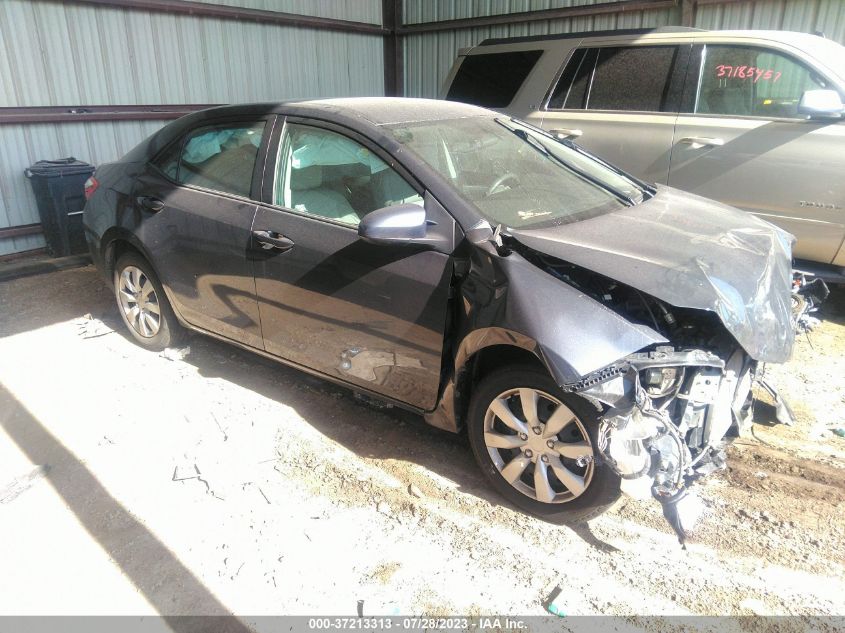 TOYOTA COROLLA 2016 2t1burhexgc495485