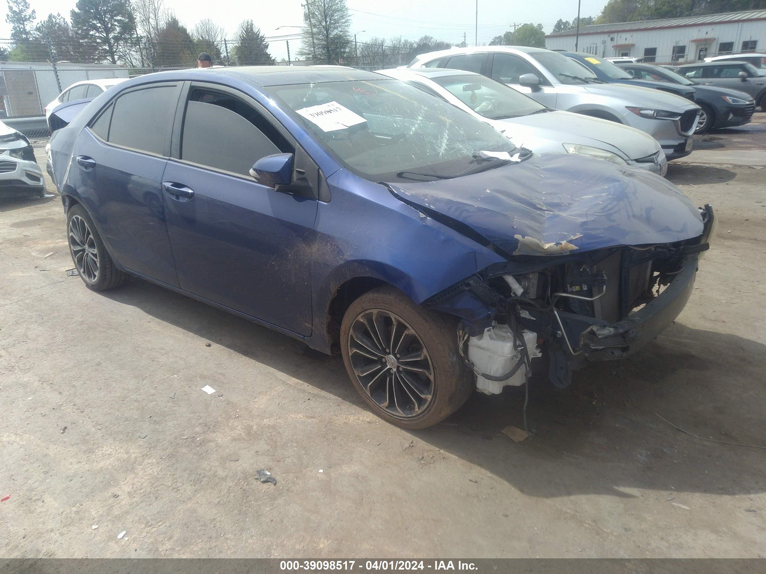 TOYOTA COROLLA 2016 2t1burhexgc566832