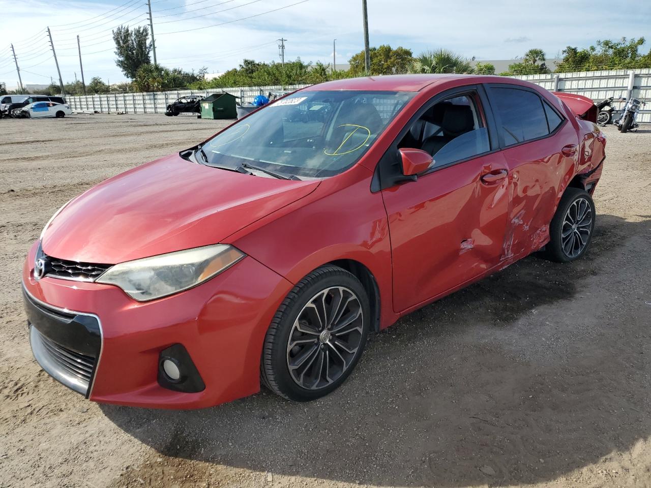 TOYOTA COROLLA 2016 2t1burhexgc573523