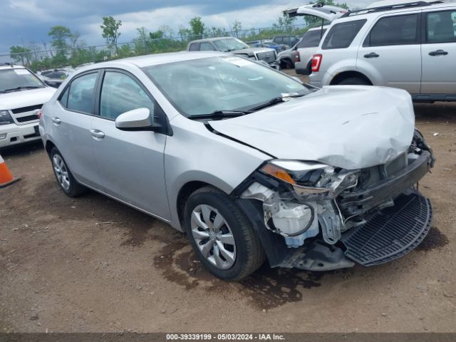 TOYOTA COROLLA 2016 2t1burhexgc610151