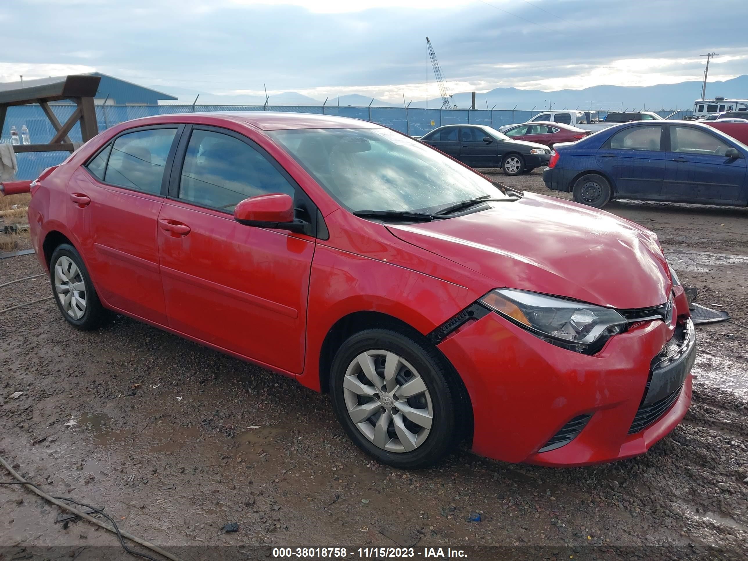 TOYOTA COROLLA 2016 2t1burhexgc714767