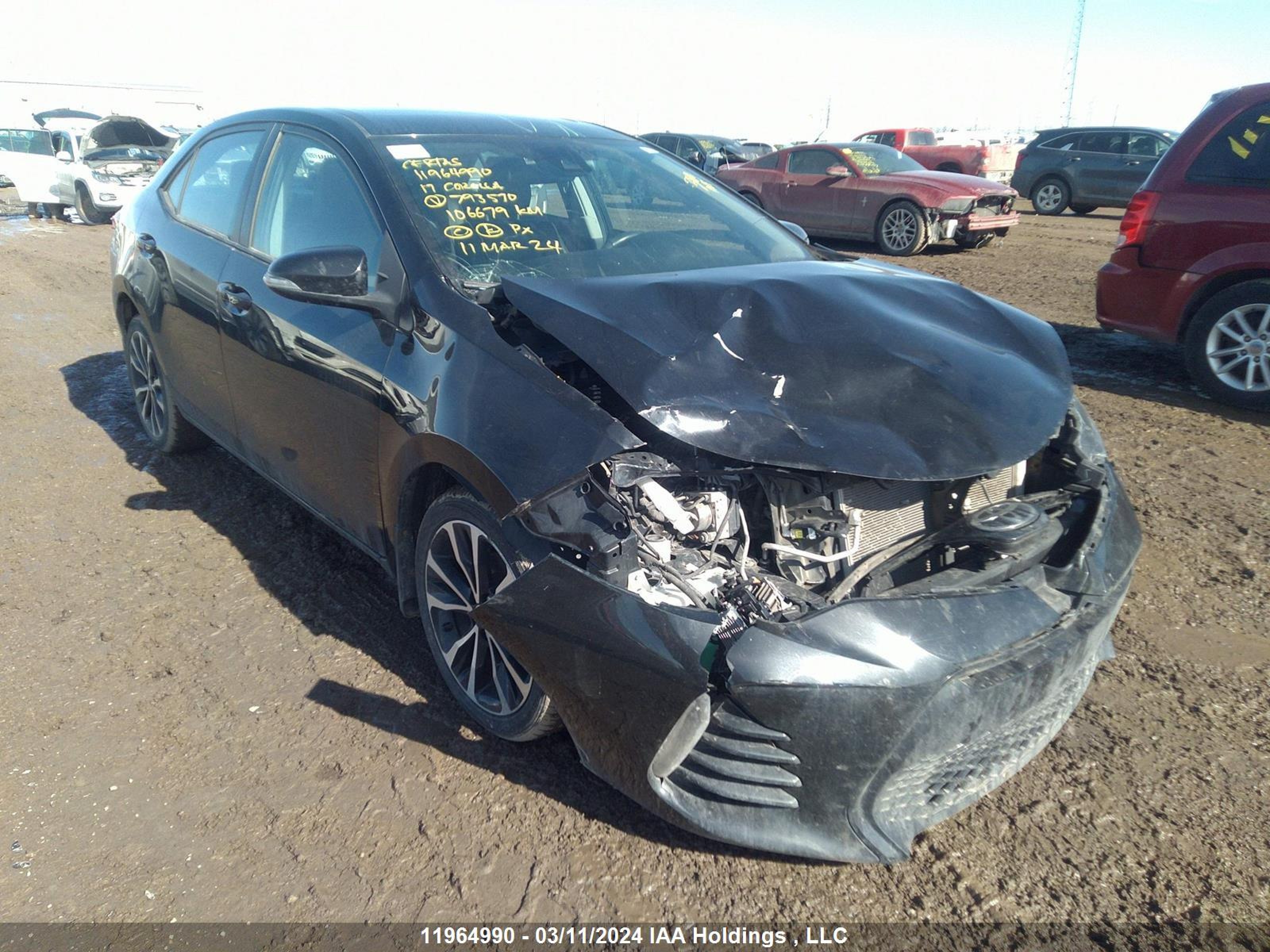 TOYOTA COROLLA 2017 2t1burhexhc793570