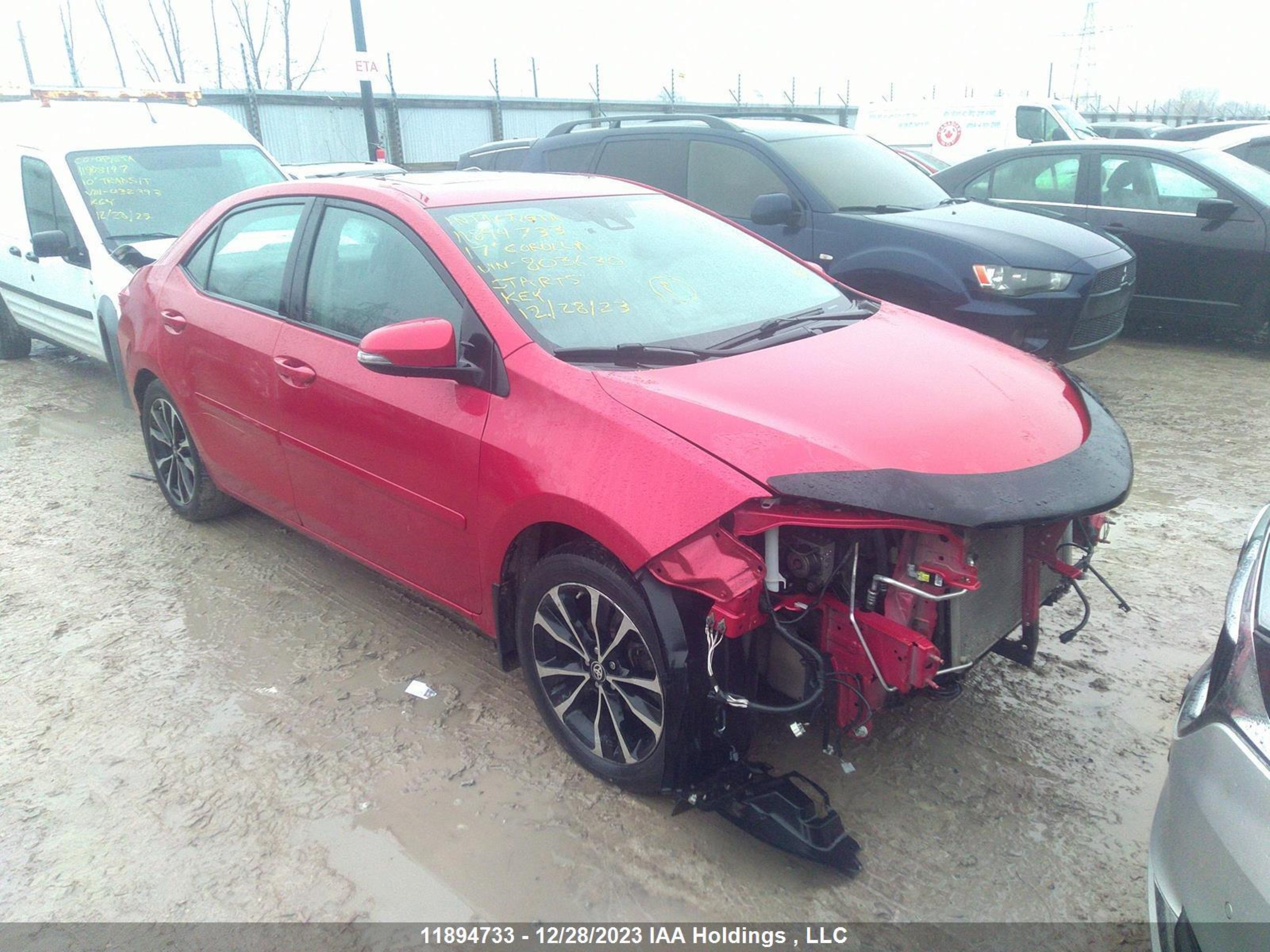 TOYOTA COROLLA 2017 2t1burhexhc803630