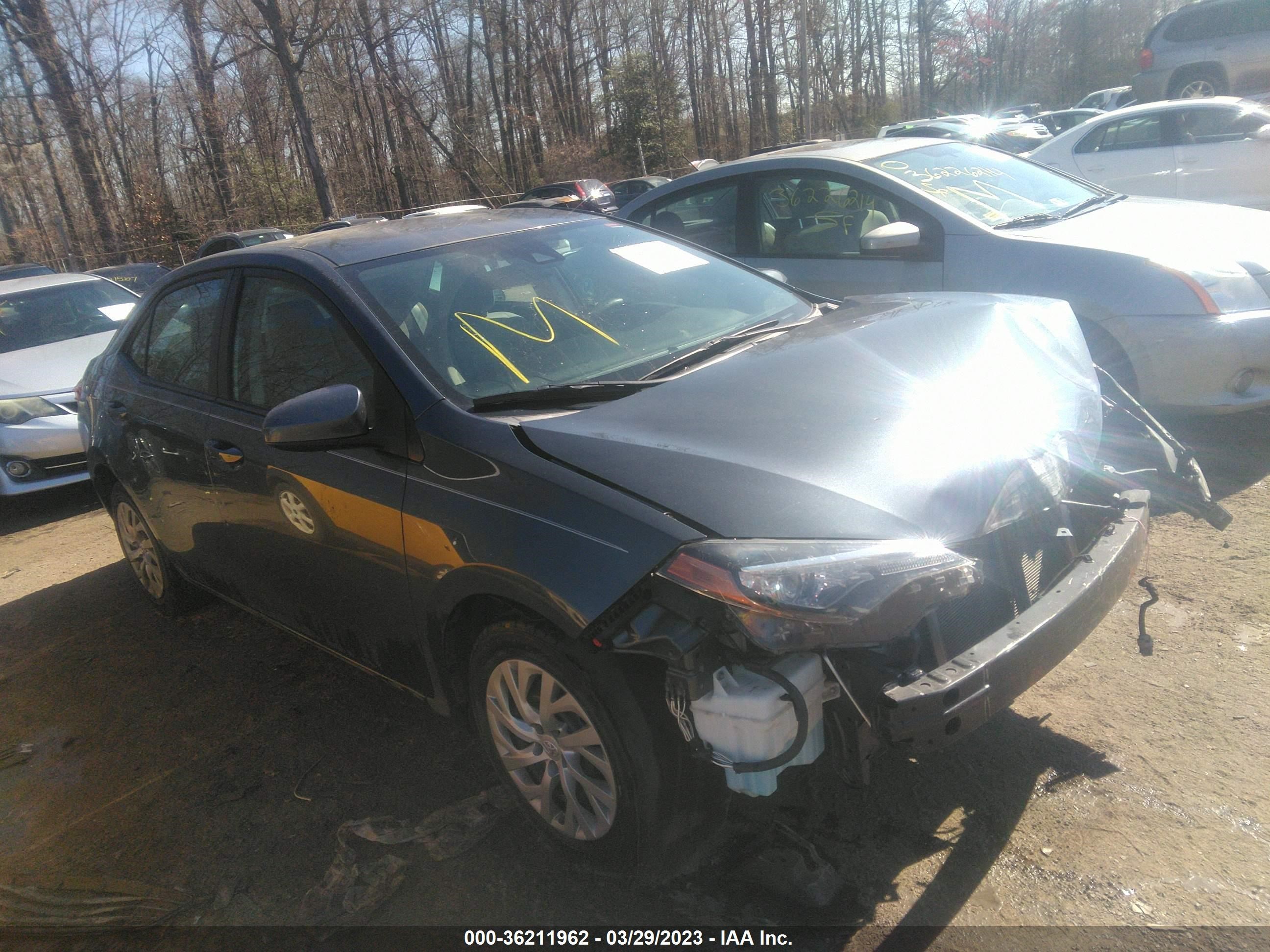 TOYOTA COROLLA 2017 2t1burhexhc859079