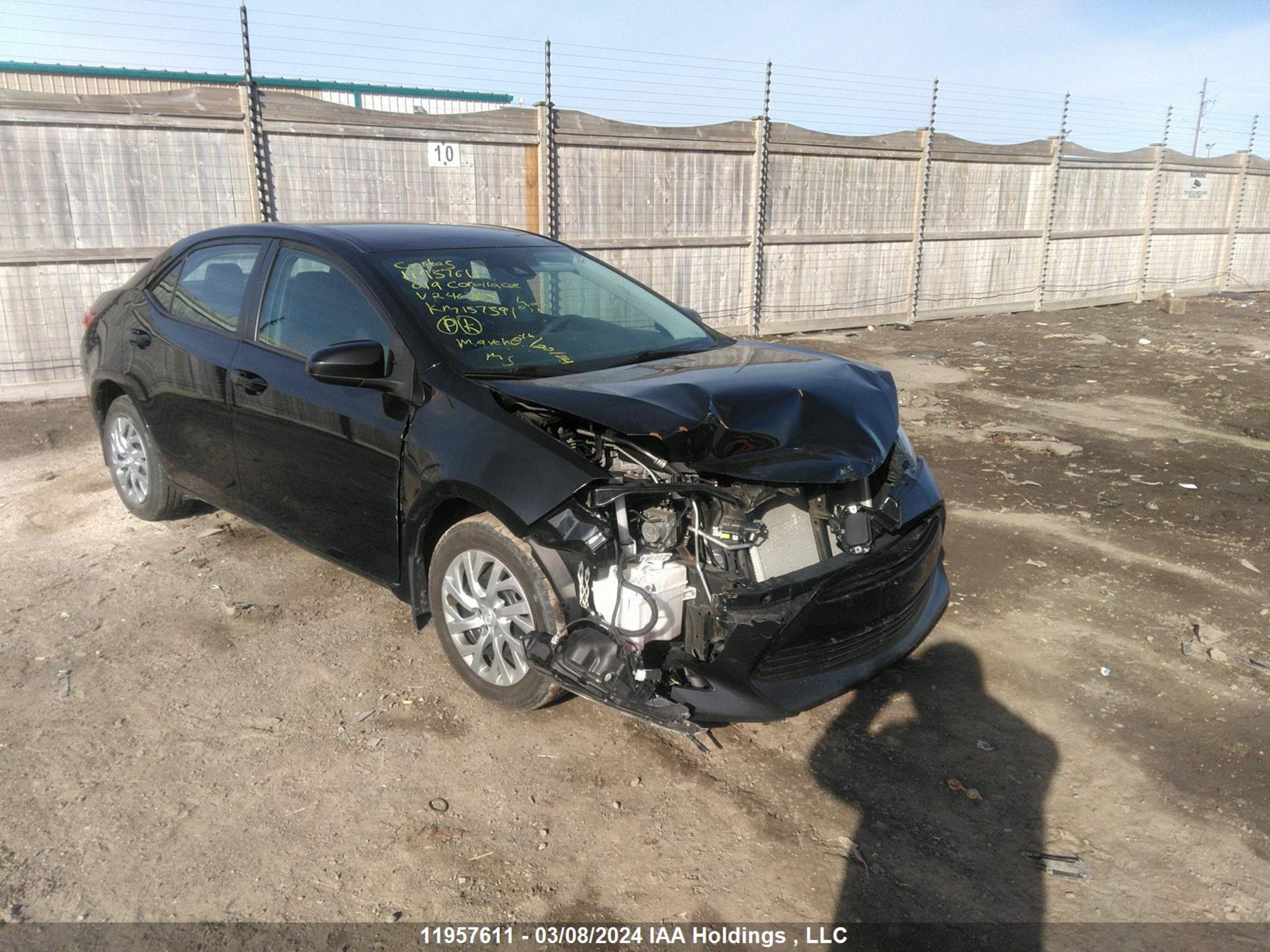 TOYOTA COROLLA 2019 2t1burhexkc246385