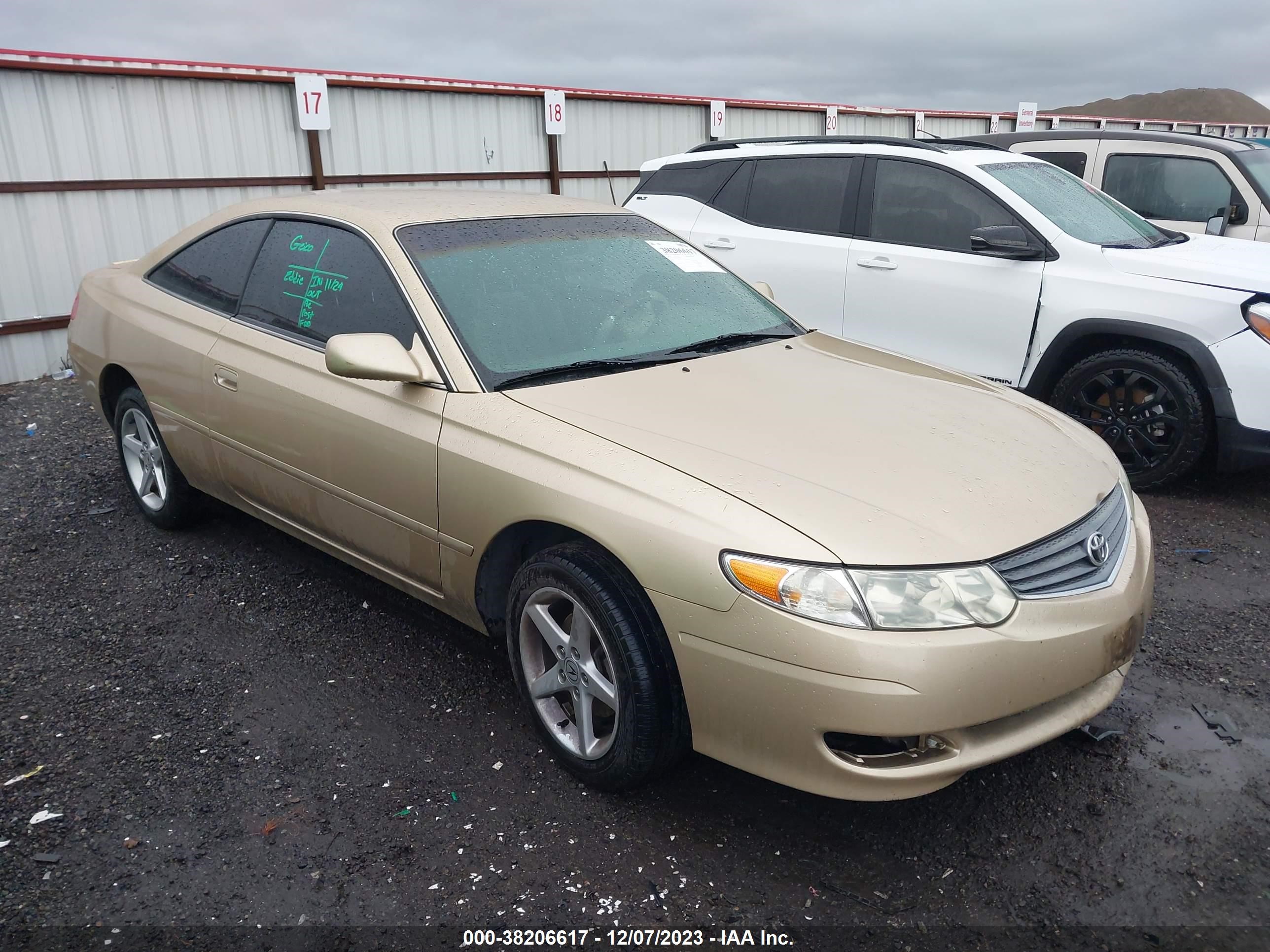 TOYOTA CAMRY SOLARA 2002 2t1ce22p32c006002