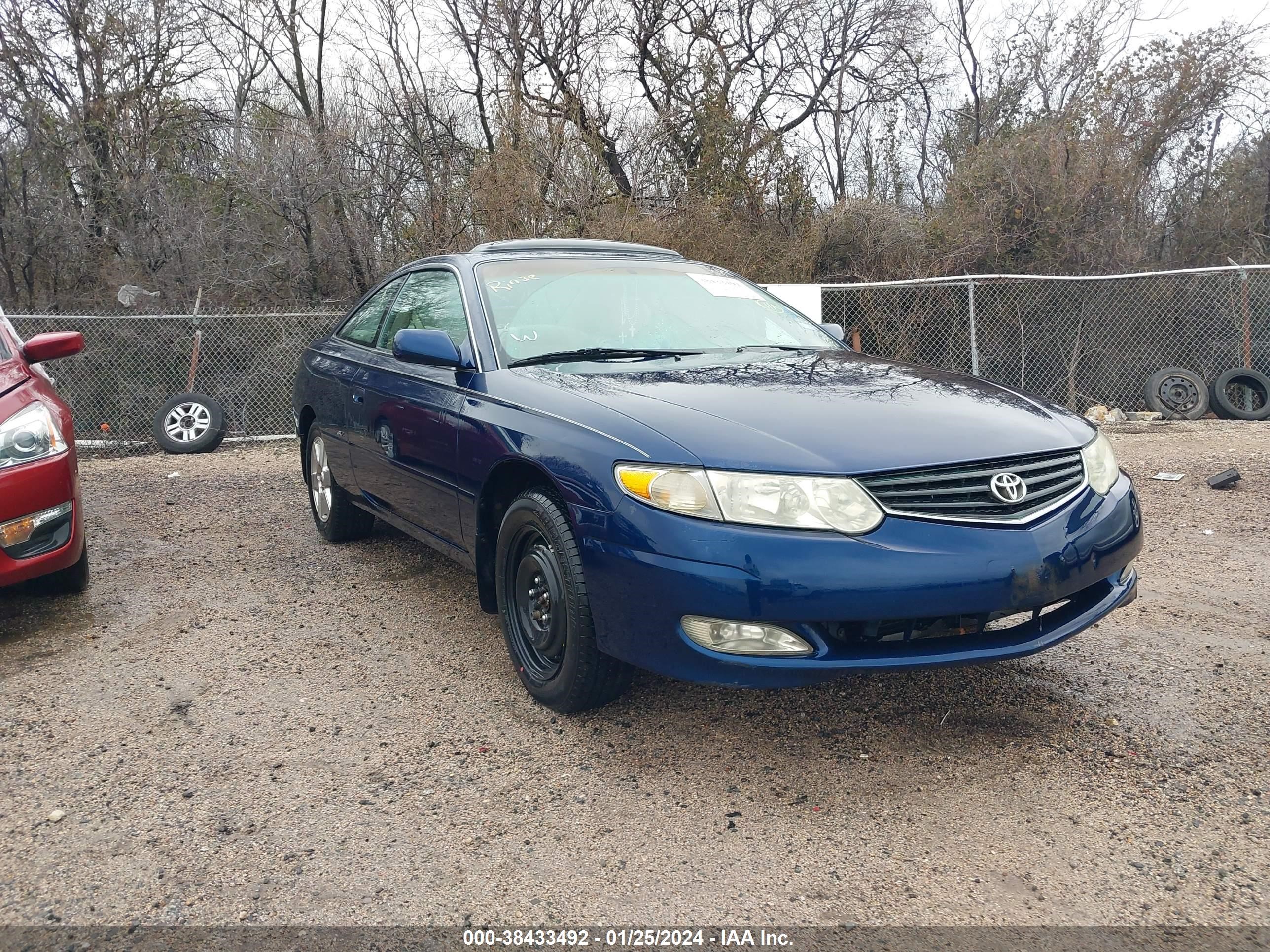 TOYOTA CAMRY SOLARA 2002 2t1cf22p52c594143