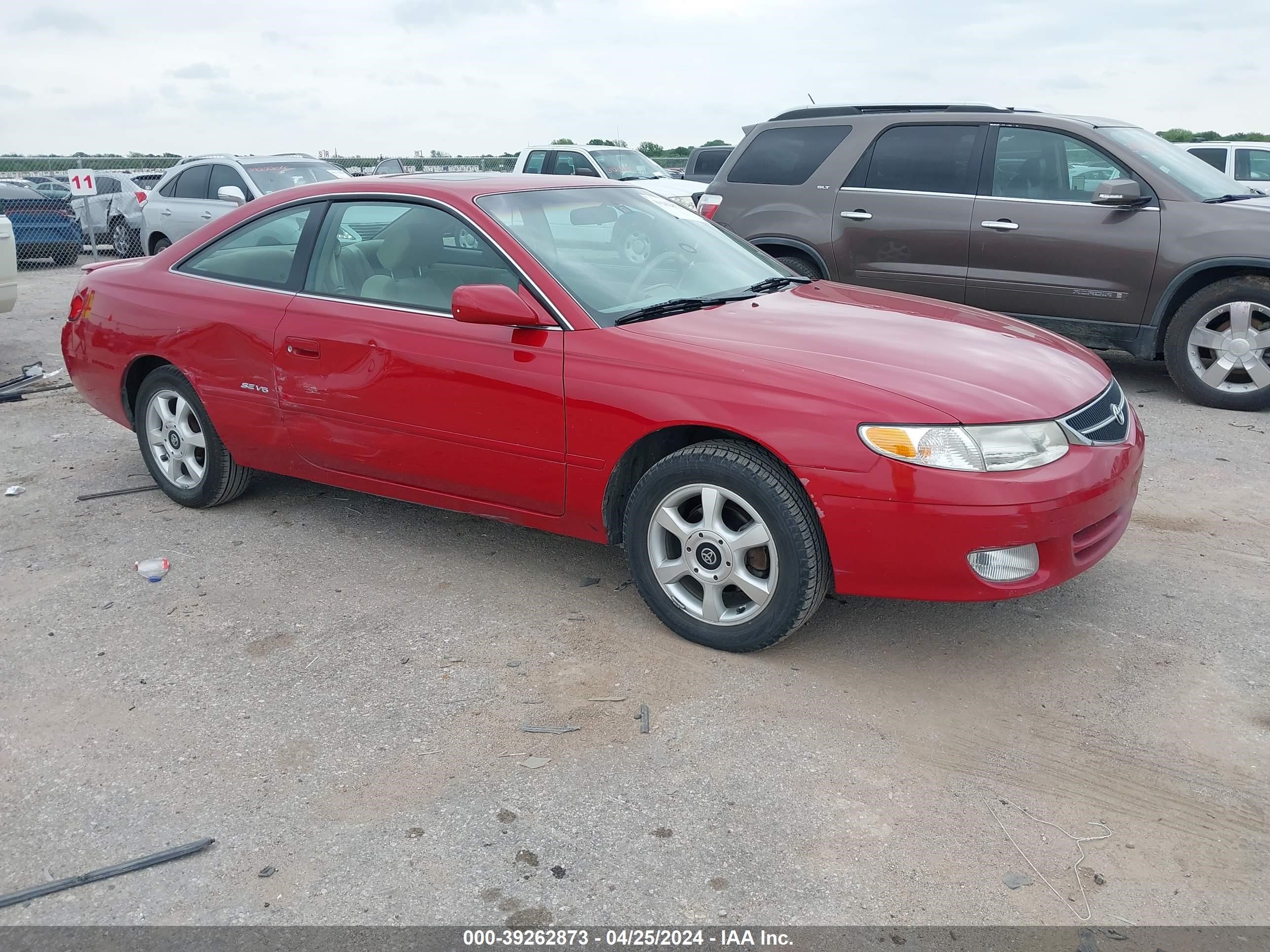 TOYOTA CAMRY SOLARA 1999 2t1cf22p9xc144955