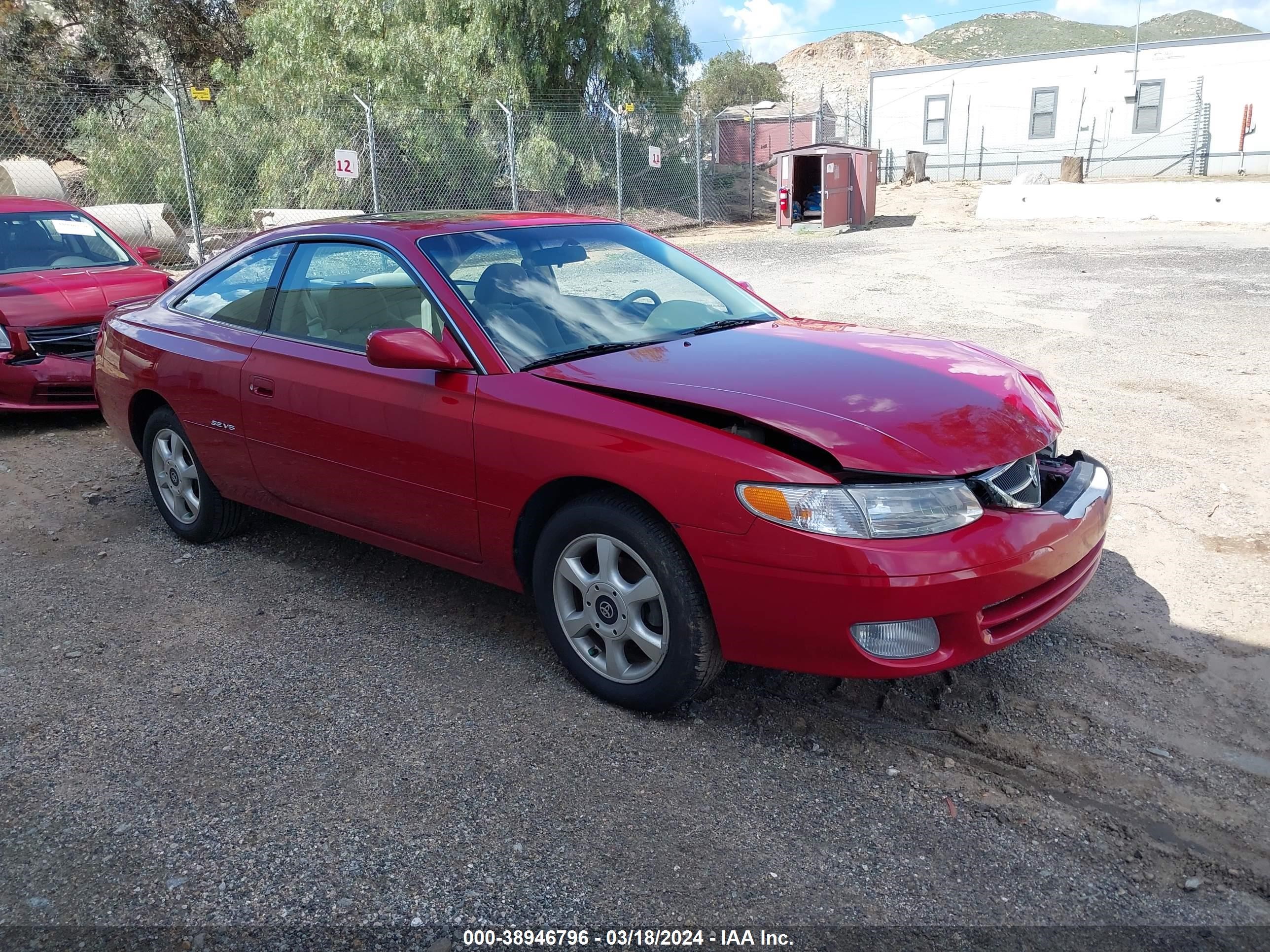 TOYOTA CAMRY SOLARA 2000 2t1cf22pxyc328982