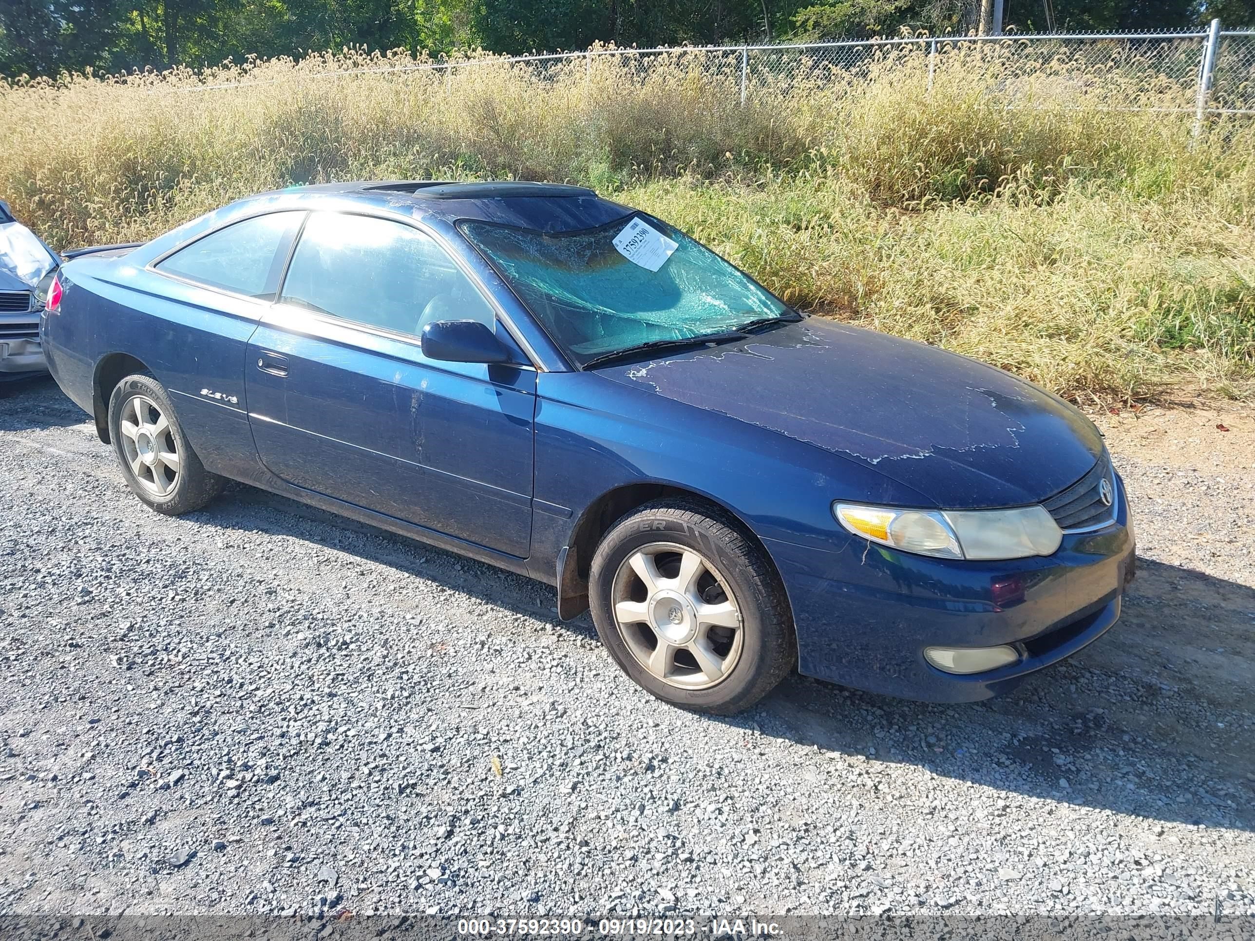 TOYOTA CAMRY SOLARA 2002 2t1cf28p12c597161