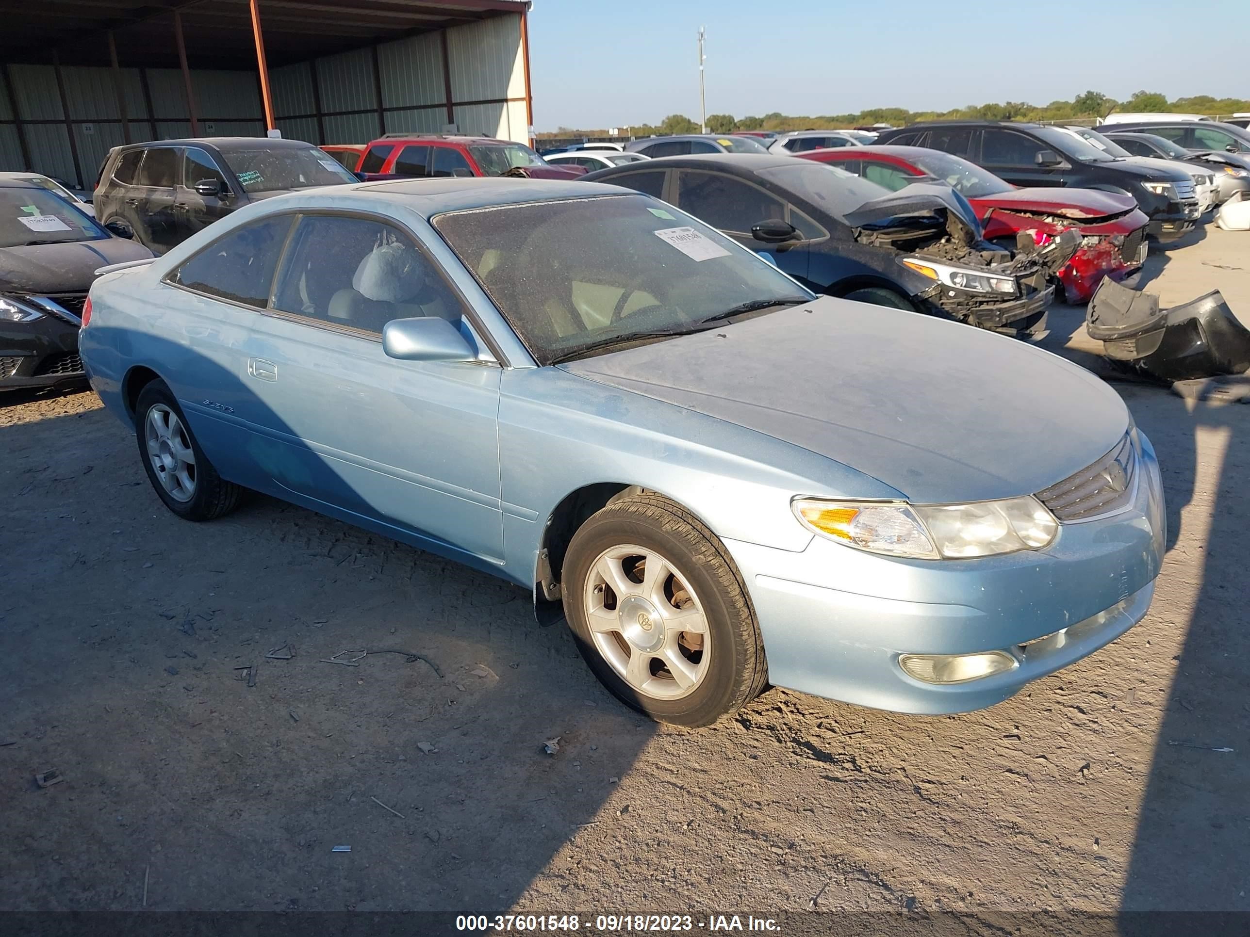 TOYOTA CAMRY SOLARA 2002 2t1cf28p72c592949