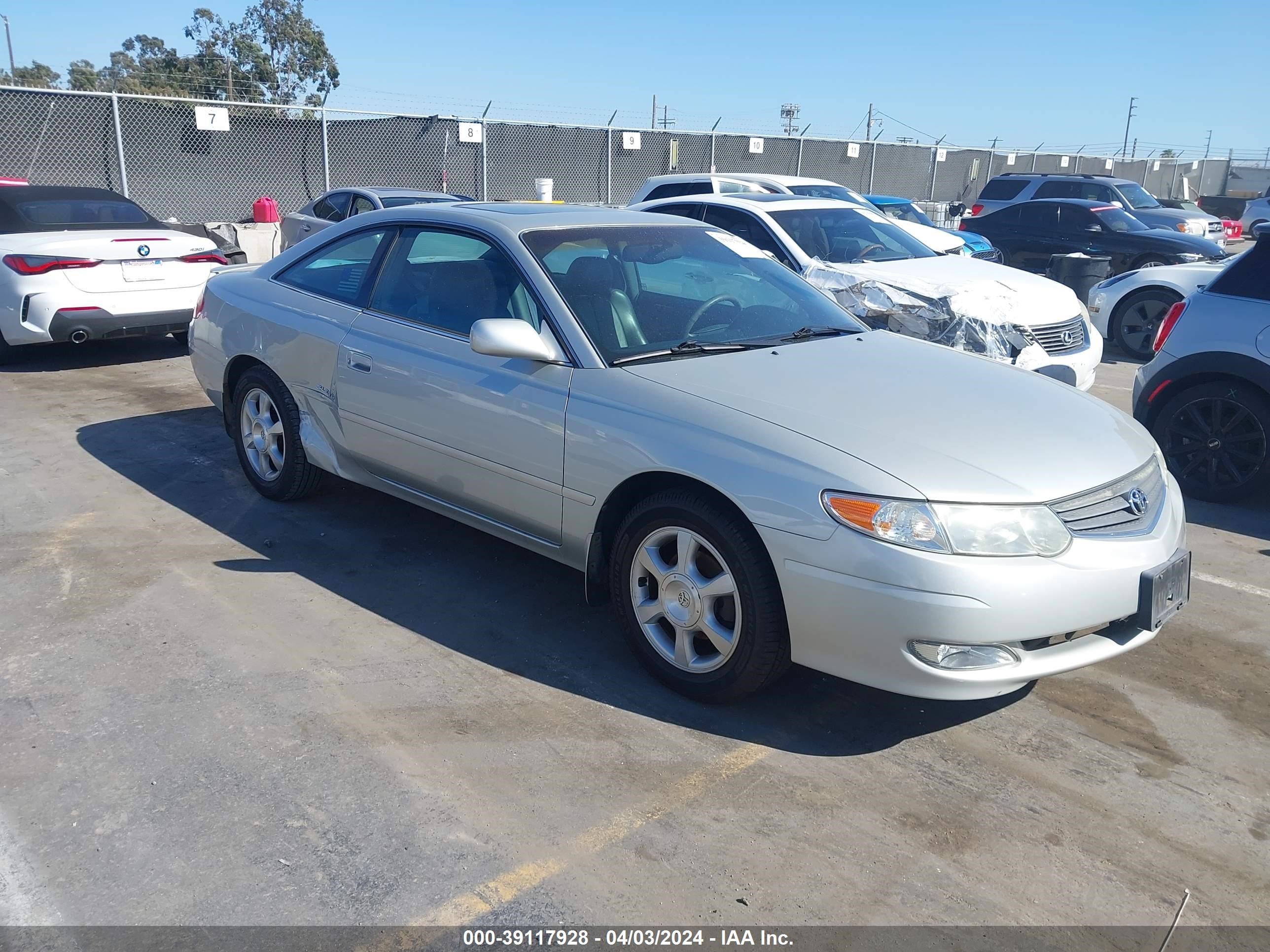 TOYOTA CAMRY SOLARA 2002 2t1cf28p92c576834