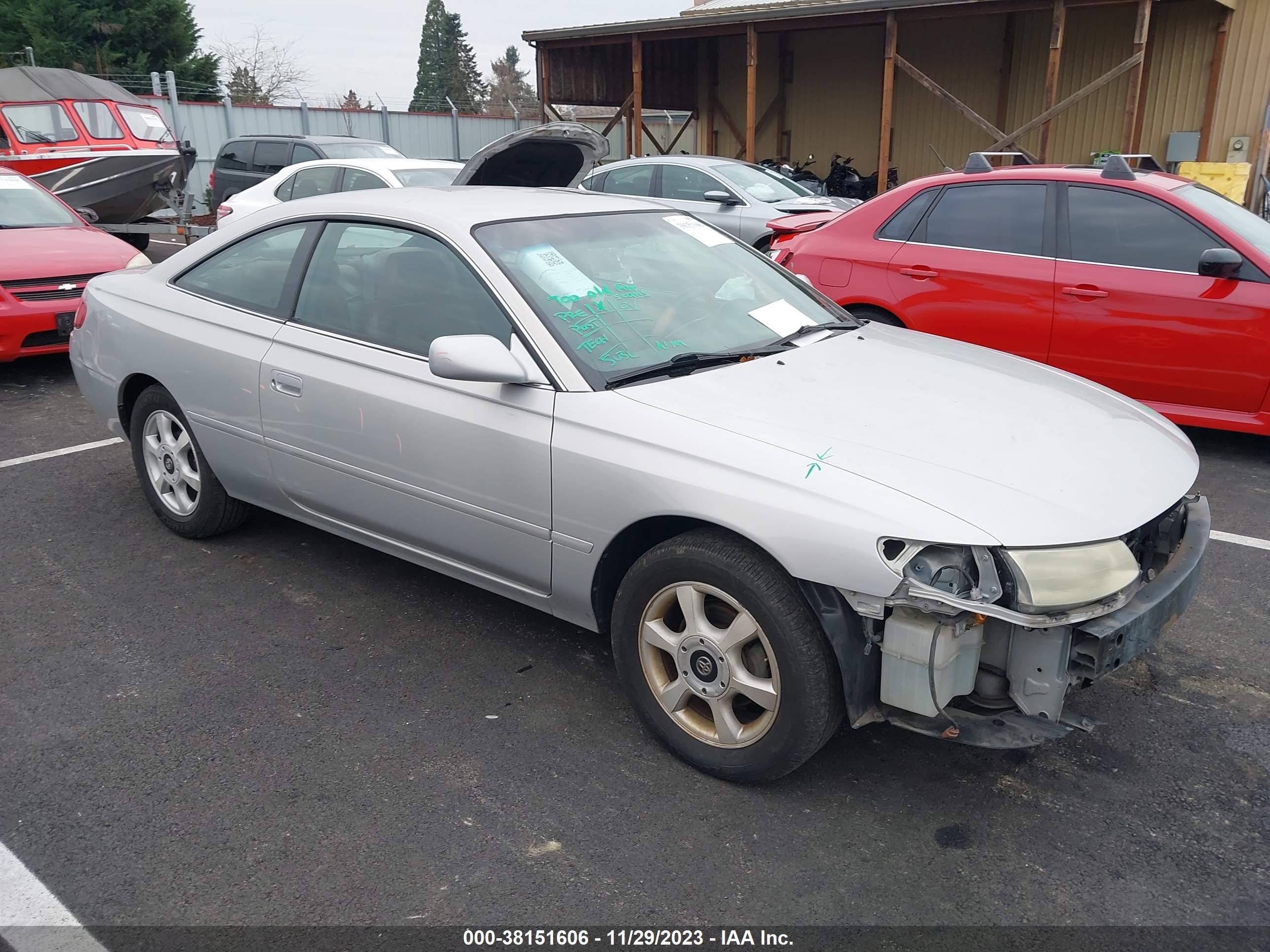 TOYOTA CAMRY SOLARA 2001 2t1cg22p51c500144