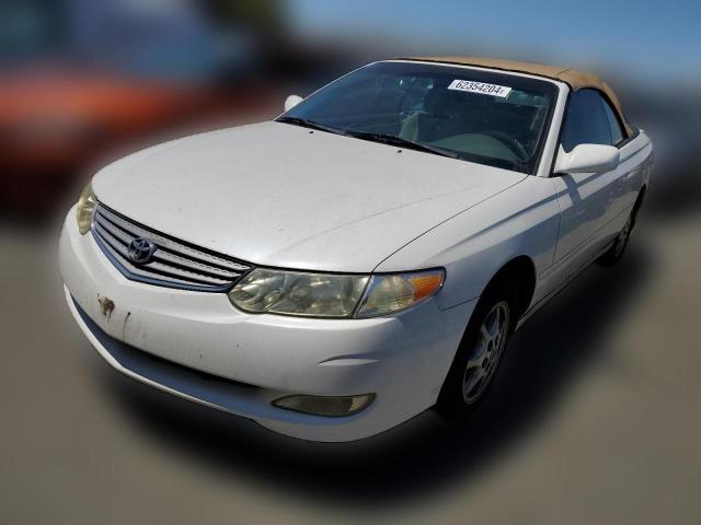 TOYOTA CAMRY SOLA 2003 2t1fe22p03c020163