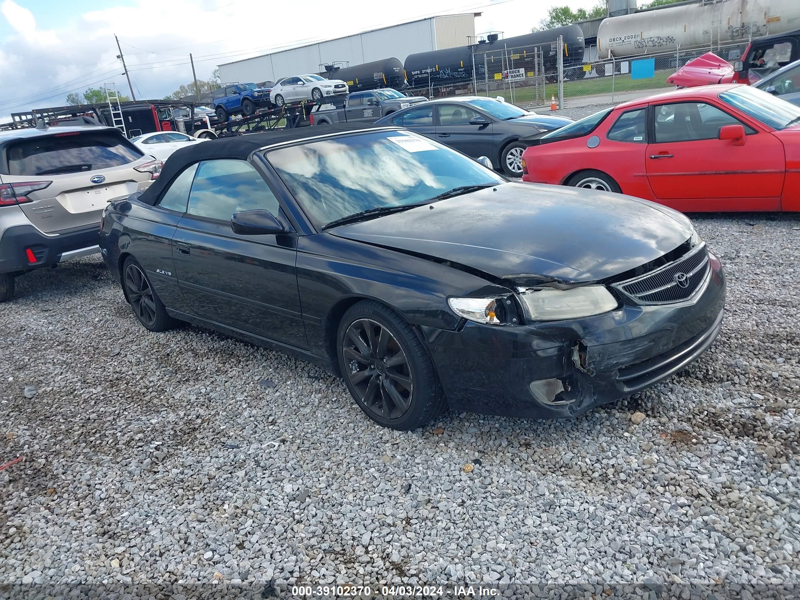 TOYOTA CAMRY SOLARA 2001 2t1ff22p31c840943