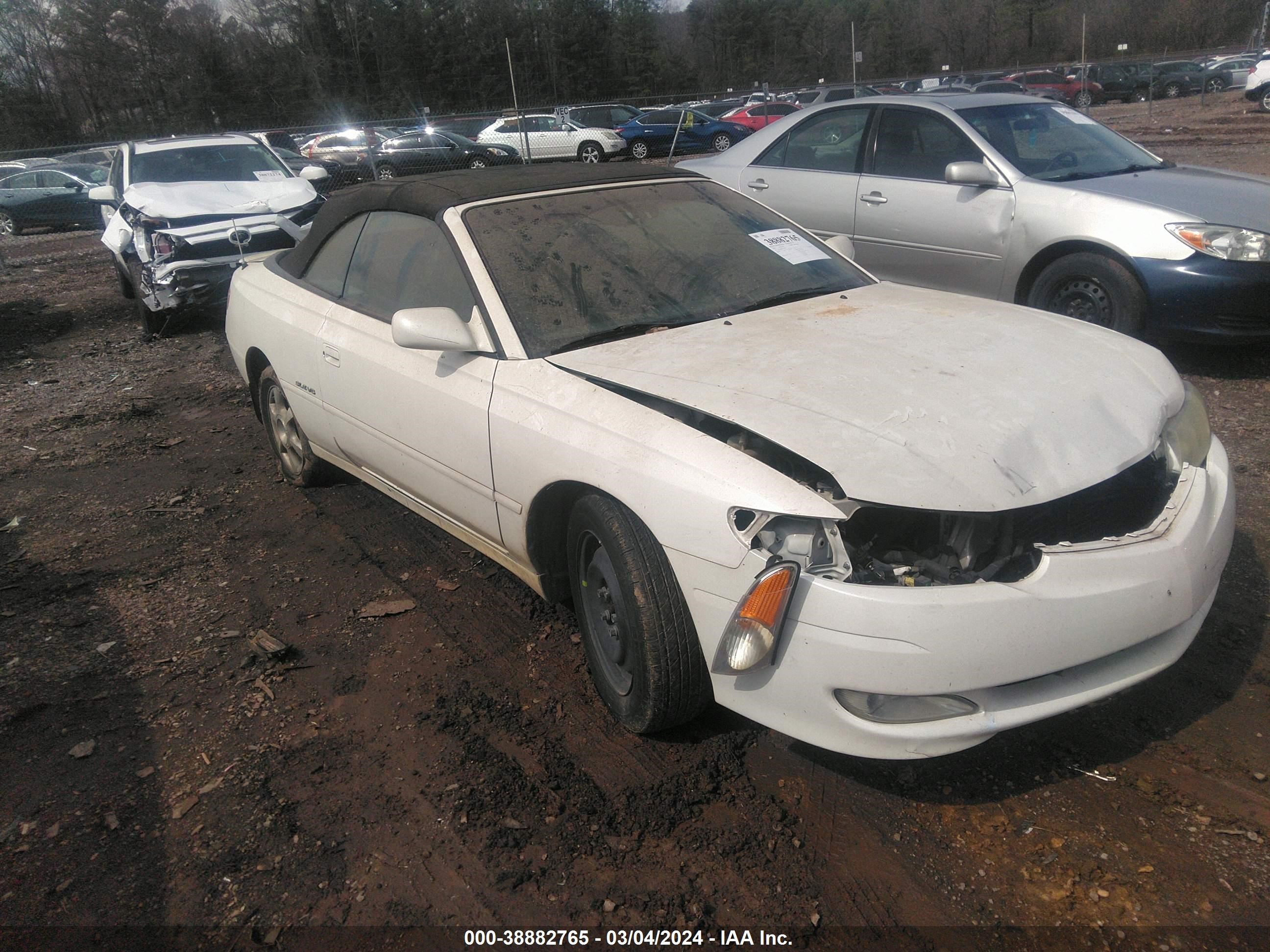 TOYOTA CAMRY SOLARA 2002 2t1ff28p42c564250