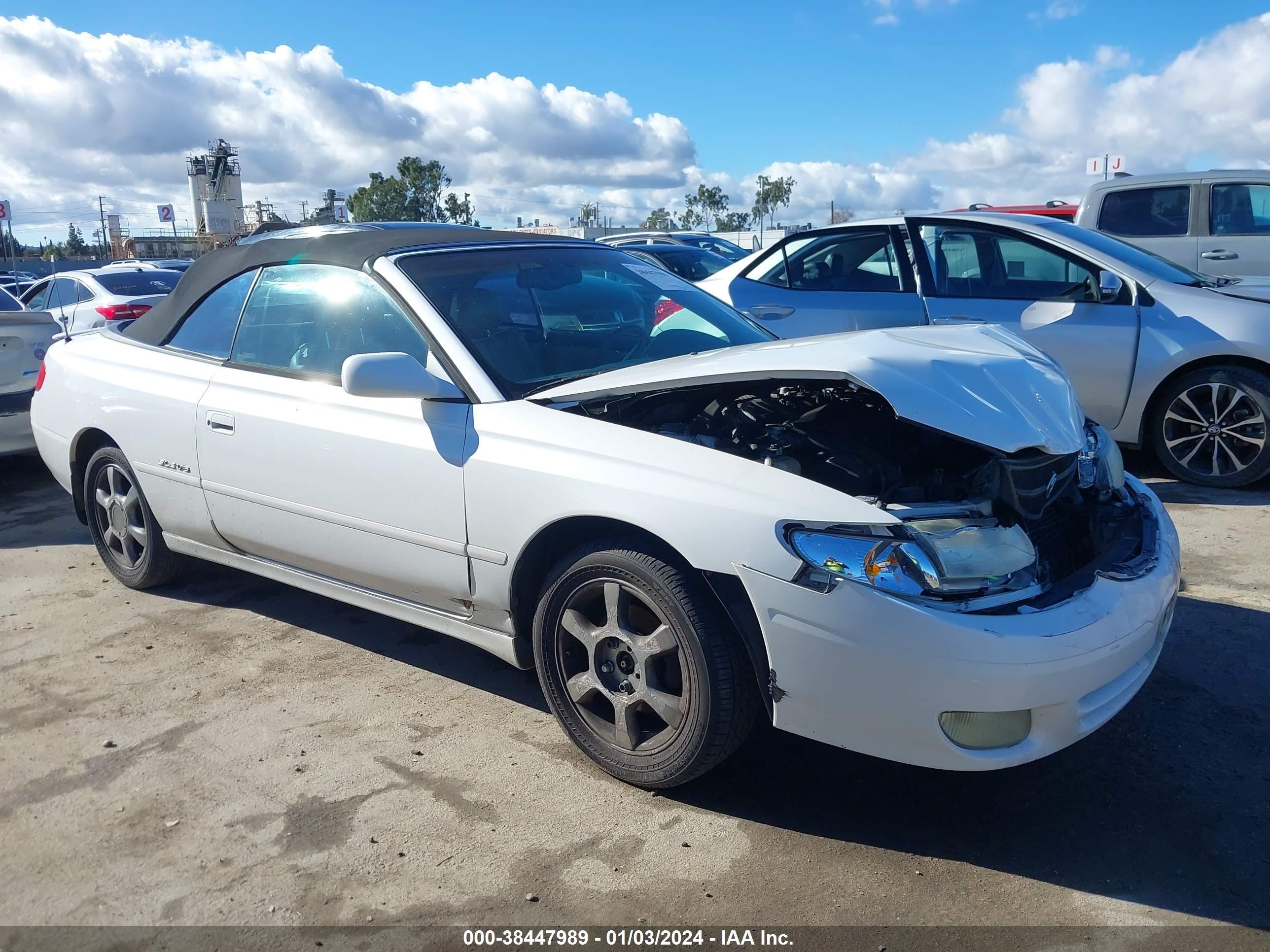 TOYOTA CAMRY SOLARA 2001 2t1ff28p61c466500