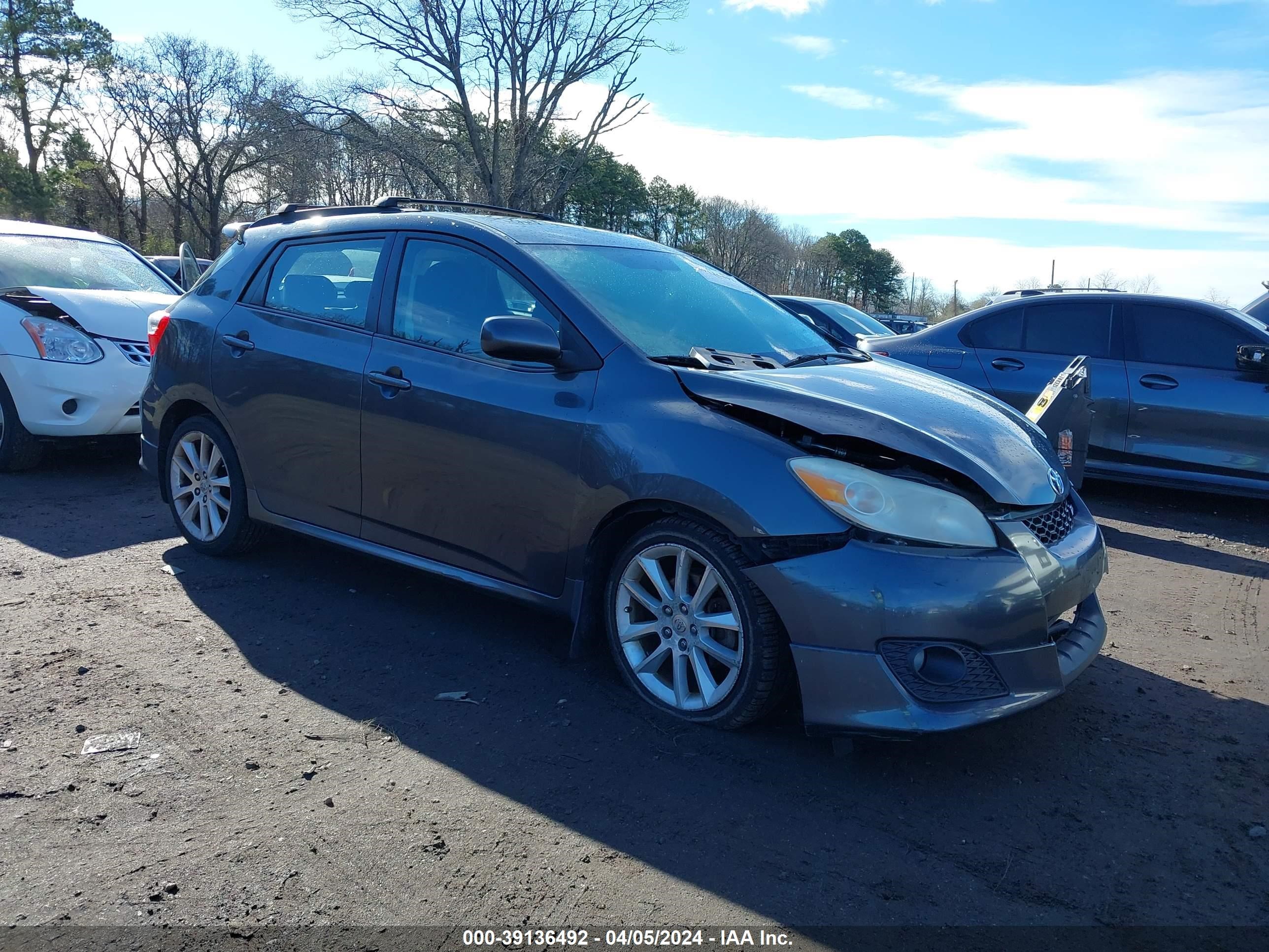 TOYOTA MATRIX 2009 2t1ge40e59c004583